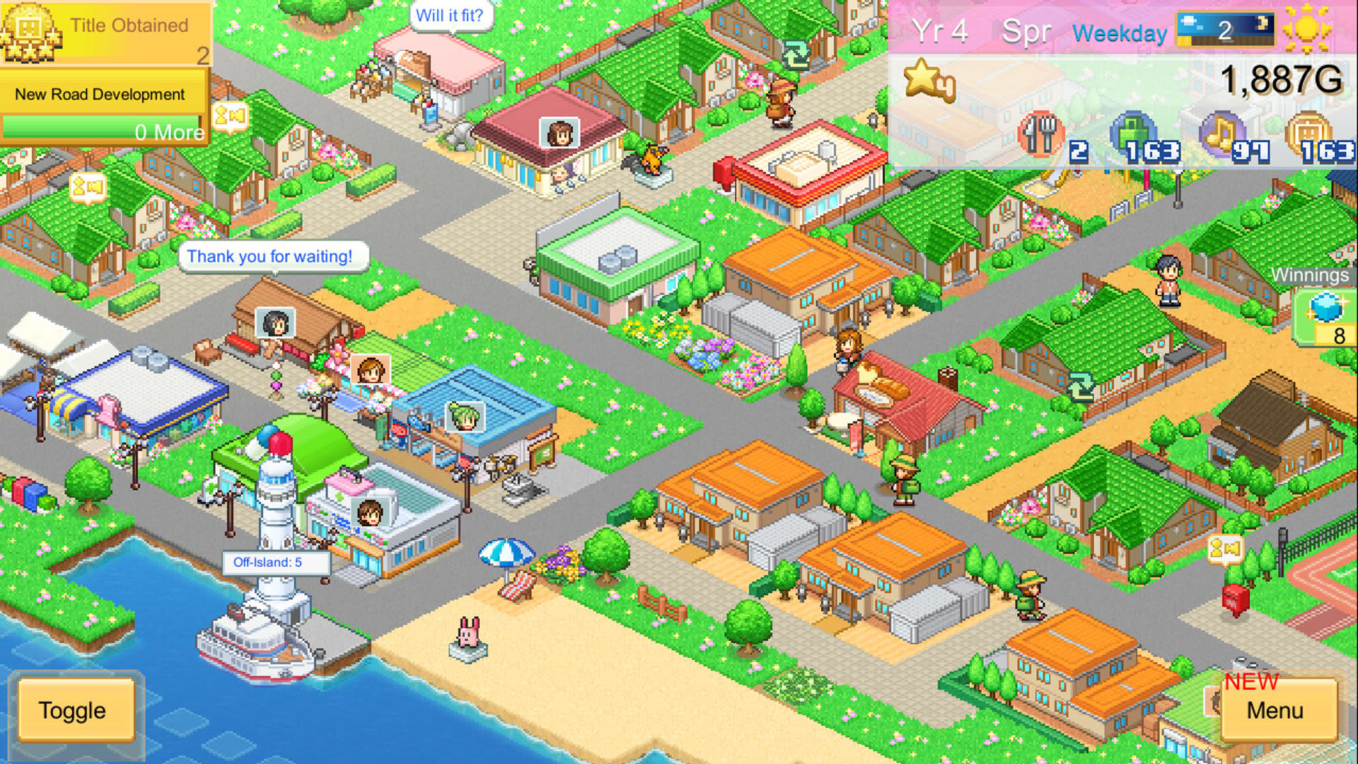Screenshot for Dream Town Island