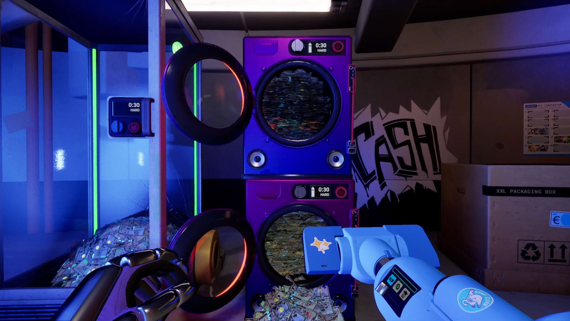 Screenshot for Cash Cleaner Simulator