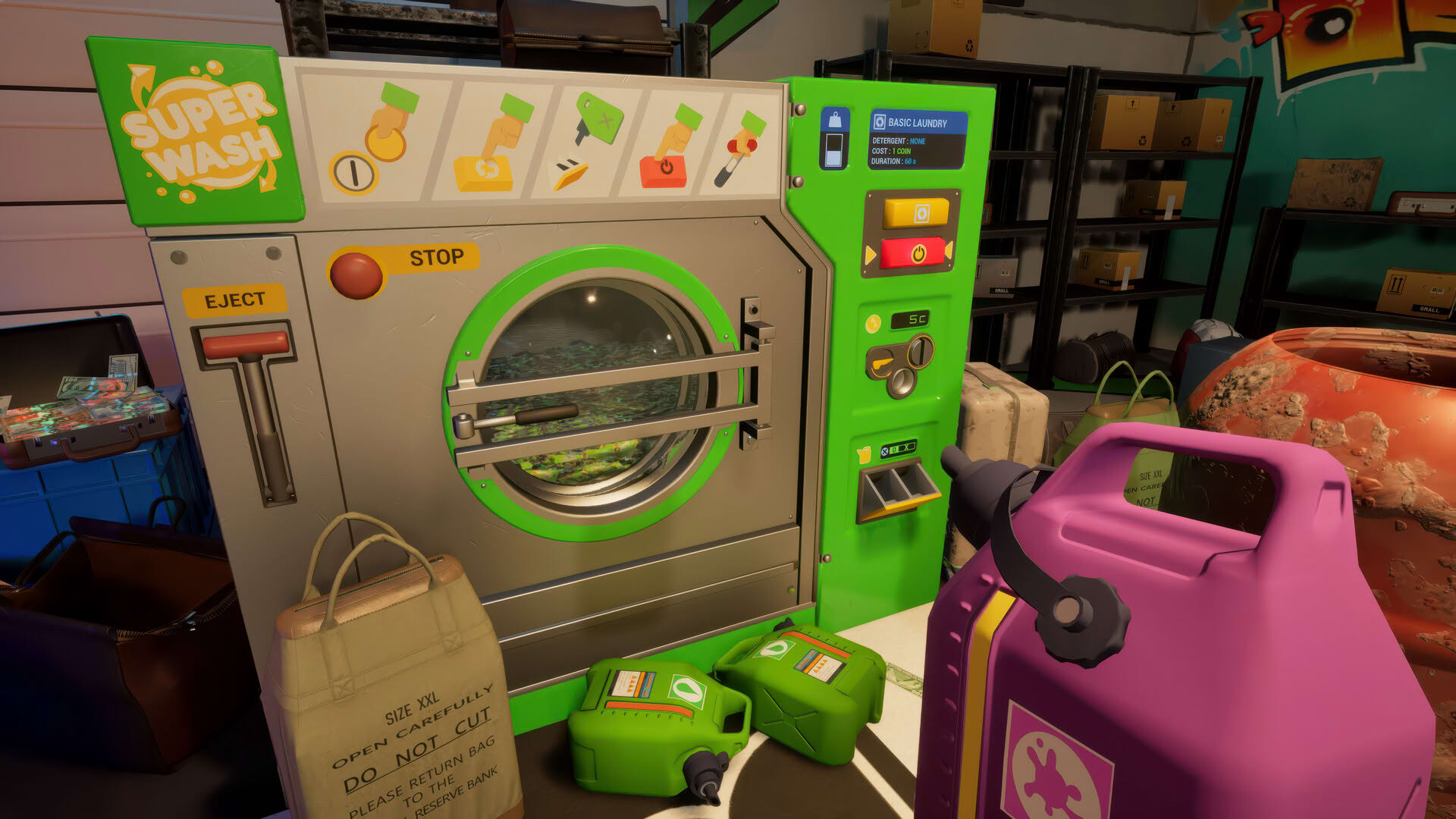 Screenshot for Cash Cleaner Simulator