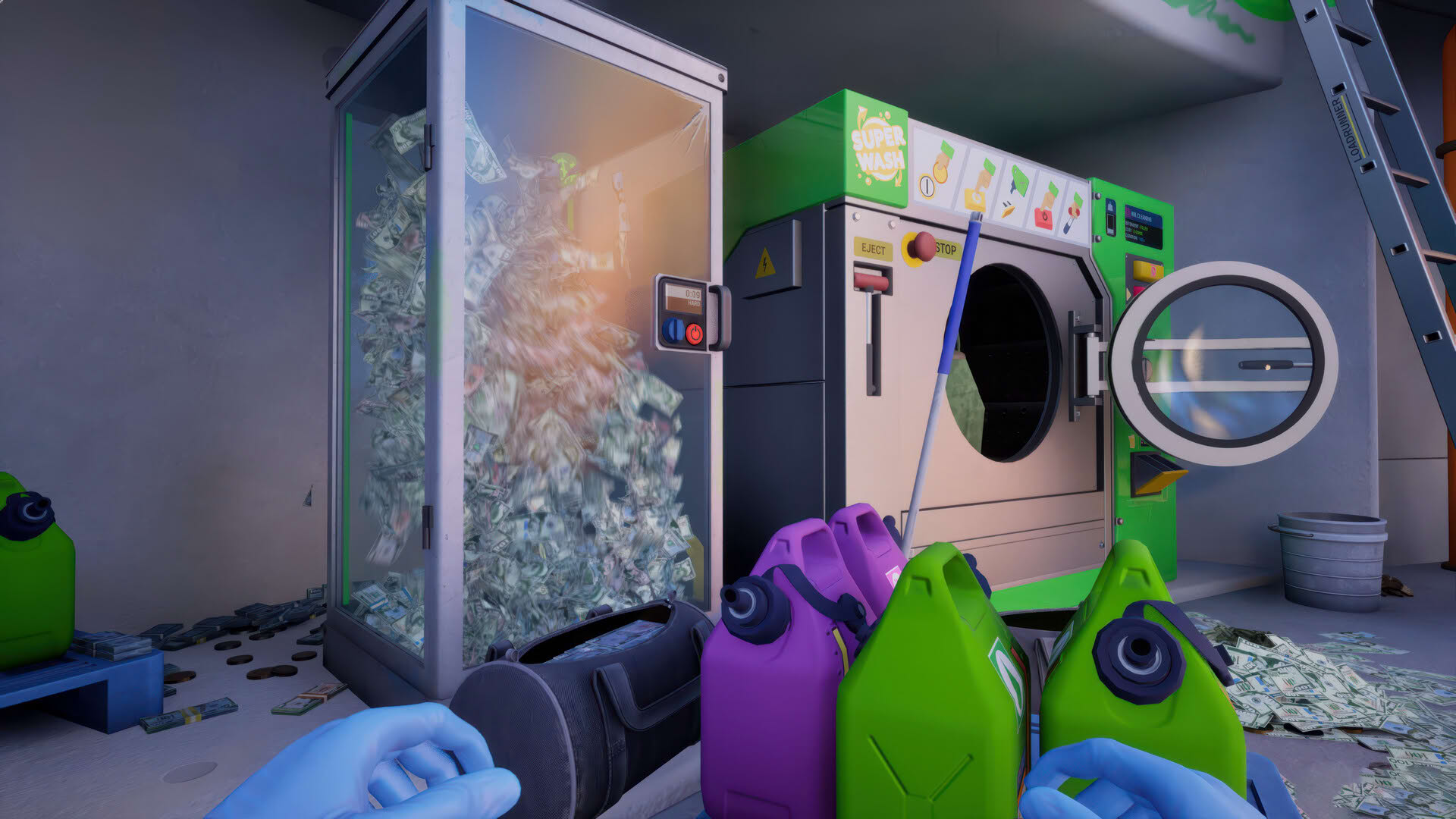 Screenshot for Cash Cleaner Simulator