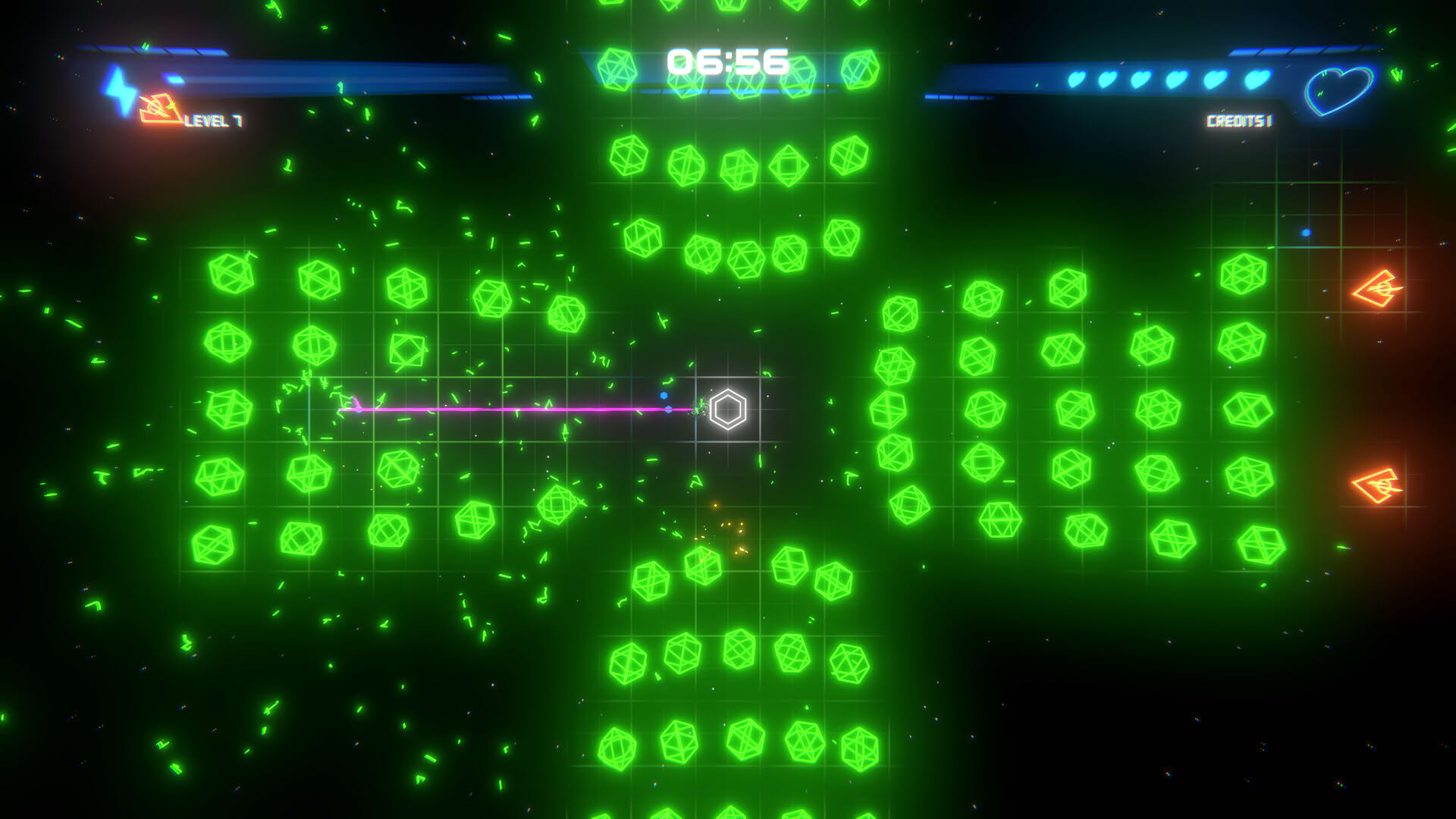 Screenshot for Geometry Survivor