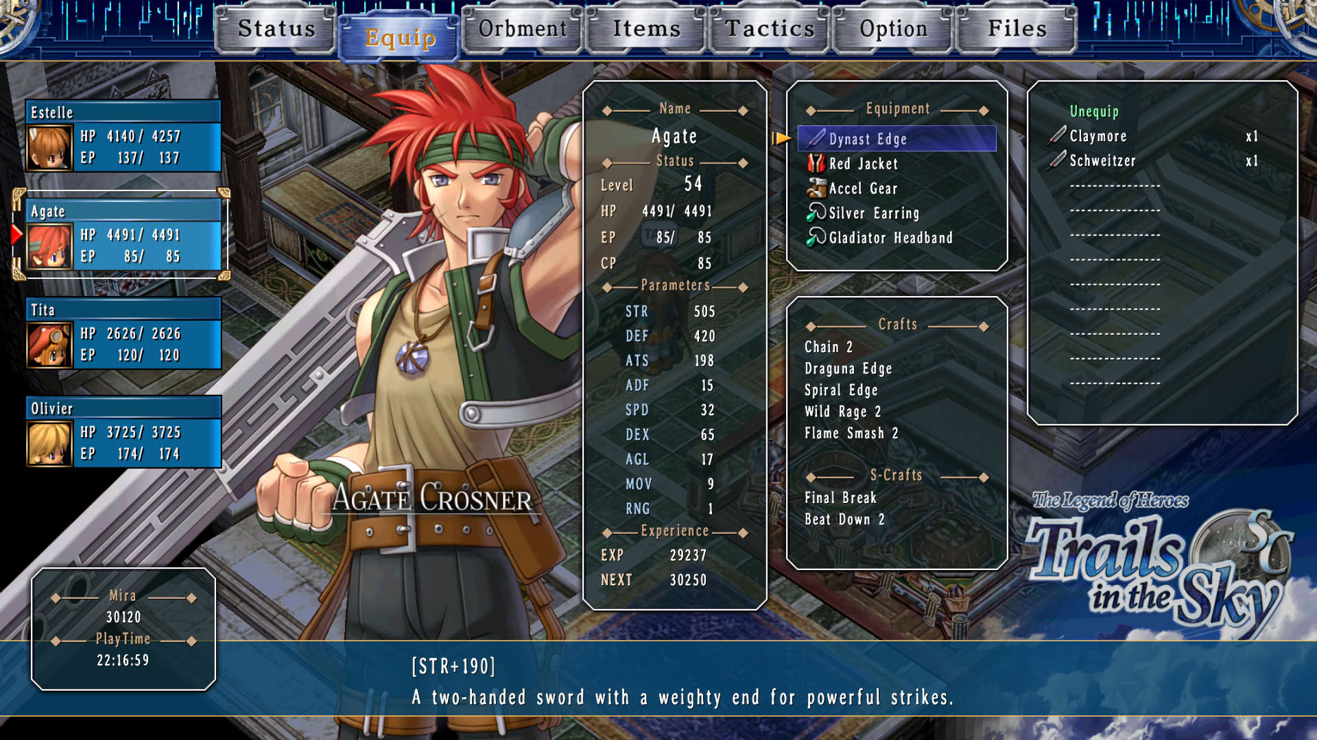 Screenshot for The Legend of Heroes: Trails in the Sky SC