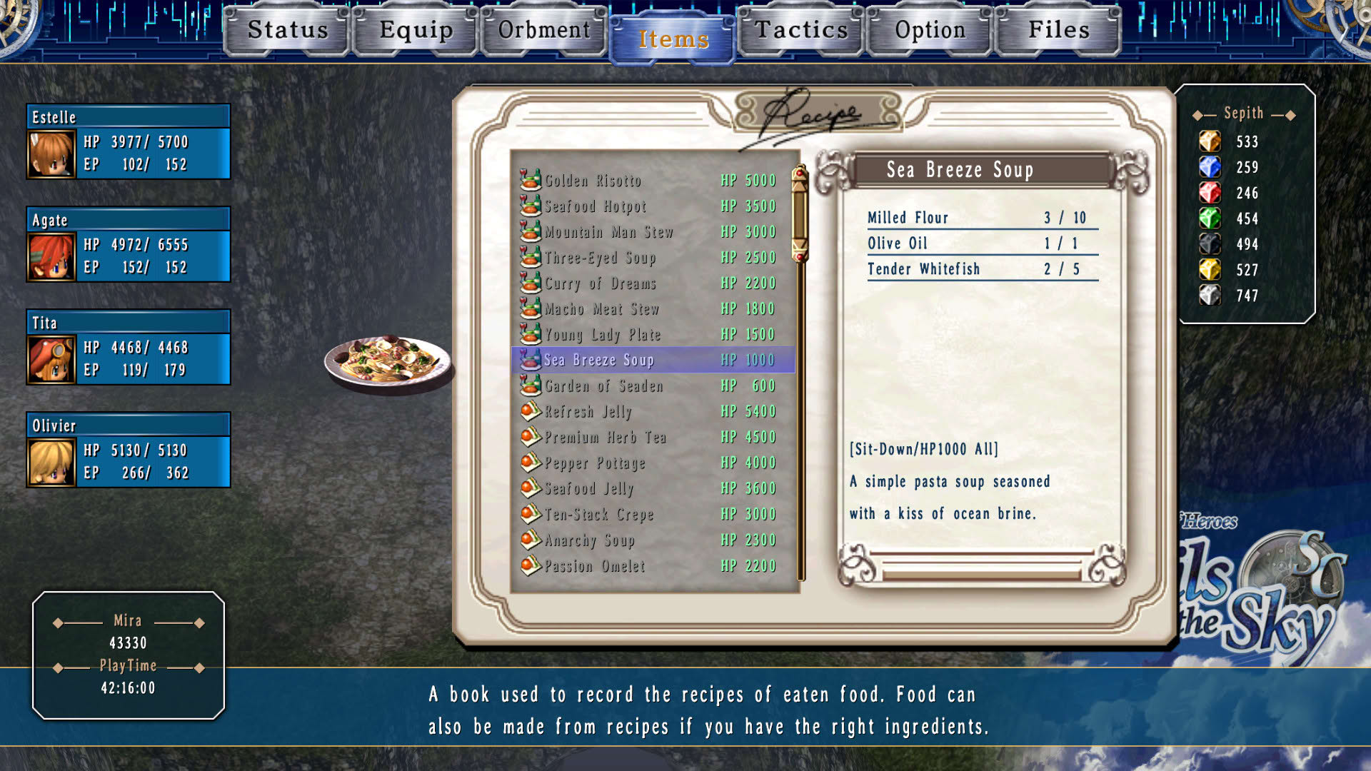 Screenshot for The Legend of Heroes: Trails in the Sky SC