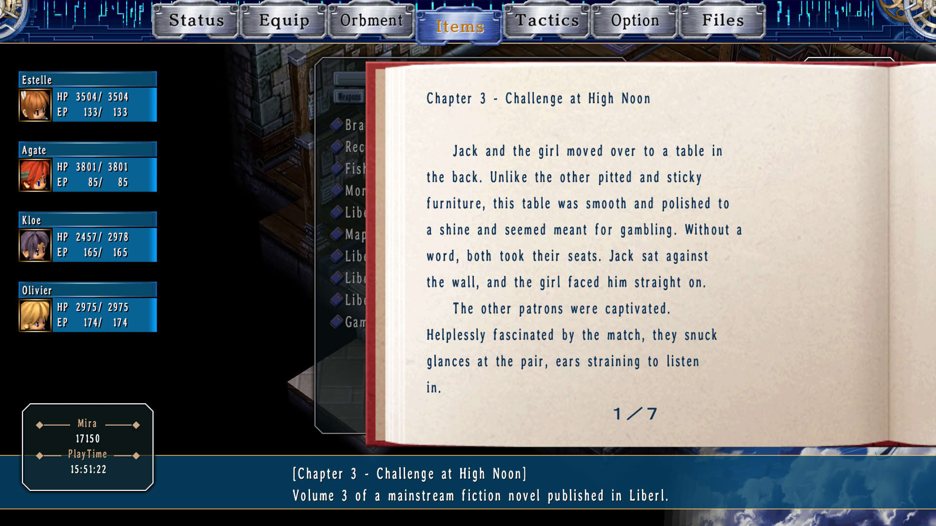 Screenshot for The Legend of Heroes: Trails in the Sky SC