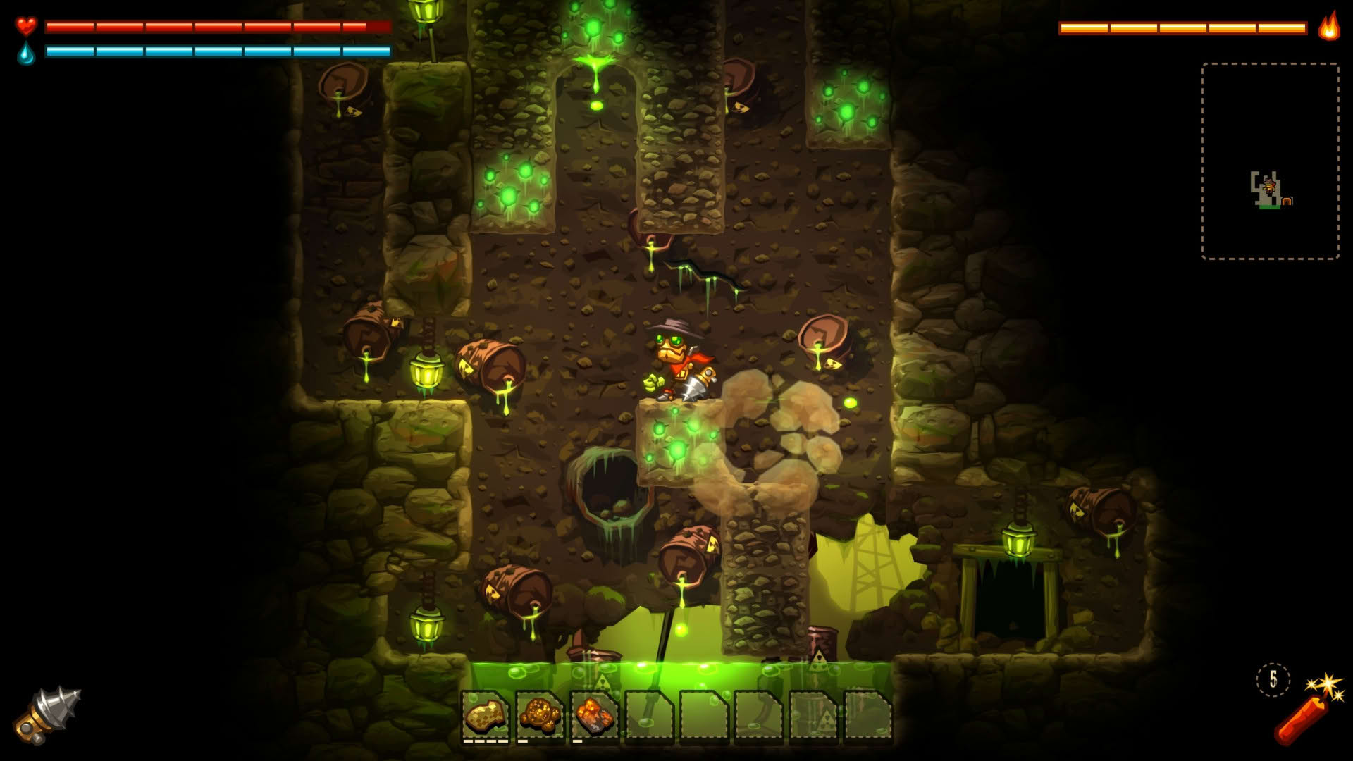 Screenshot for SteamWorld Dig