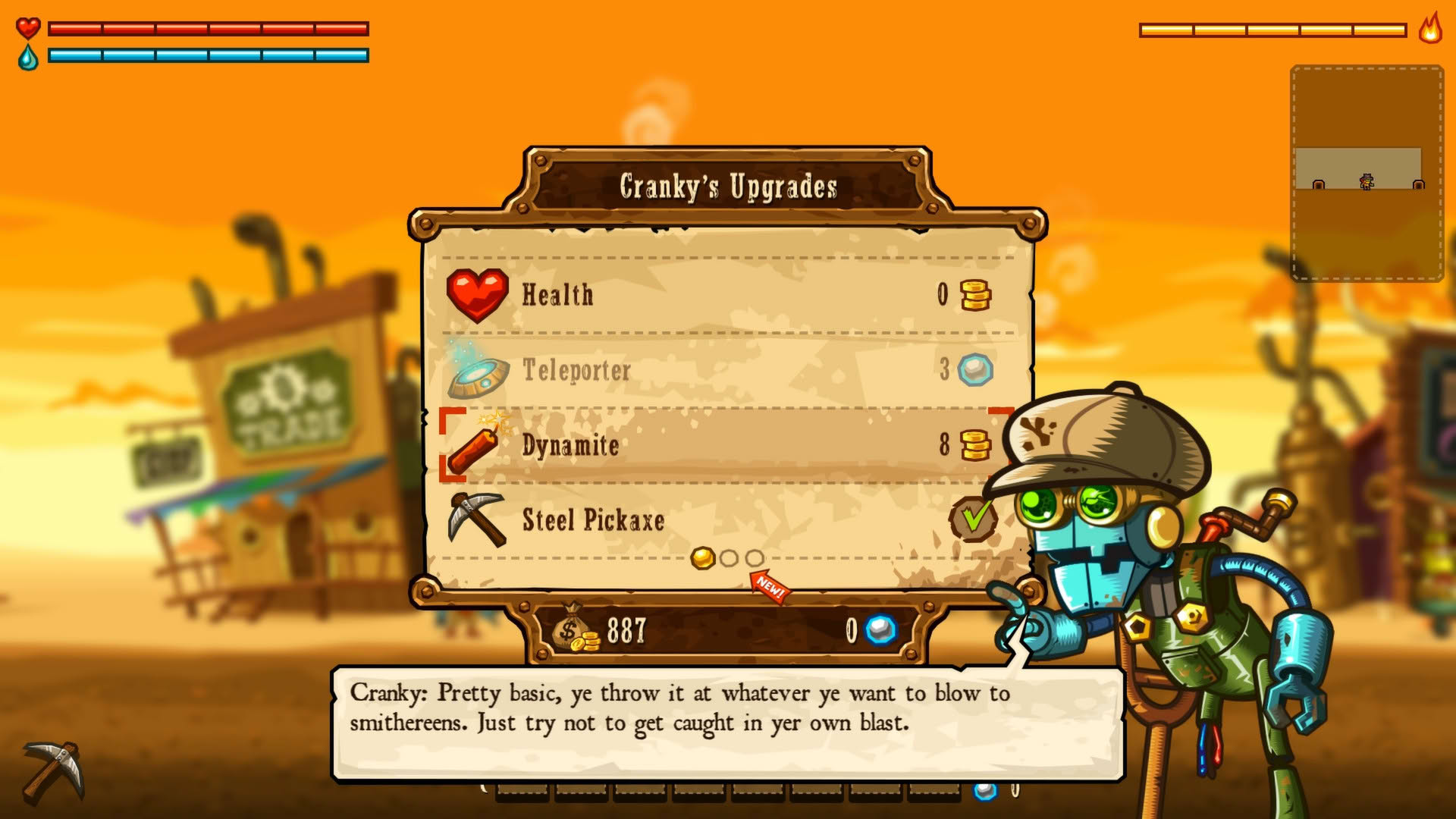 Screenshot for SteamWorld Dig