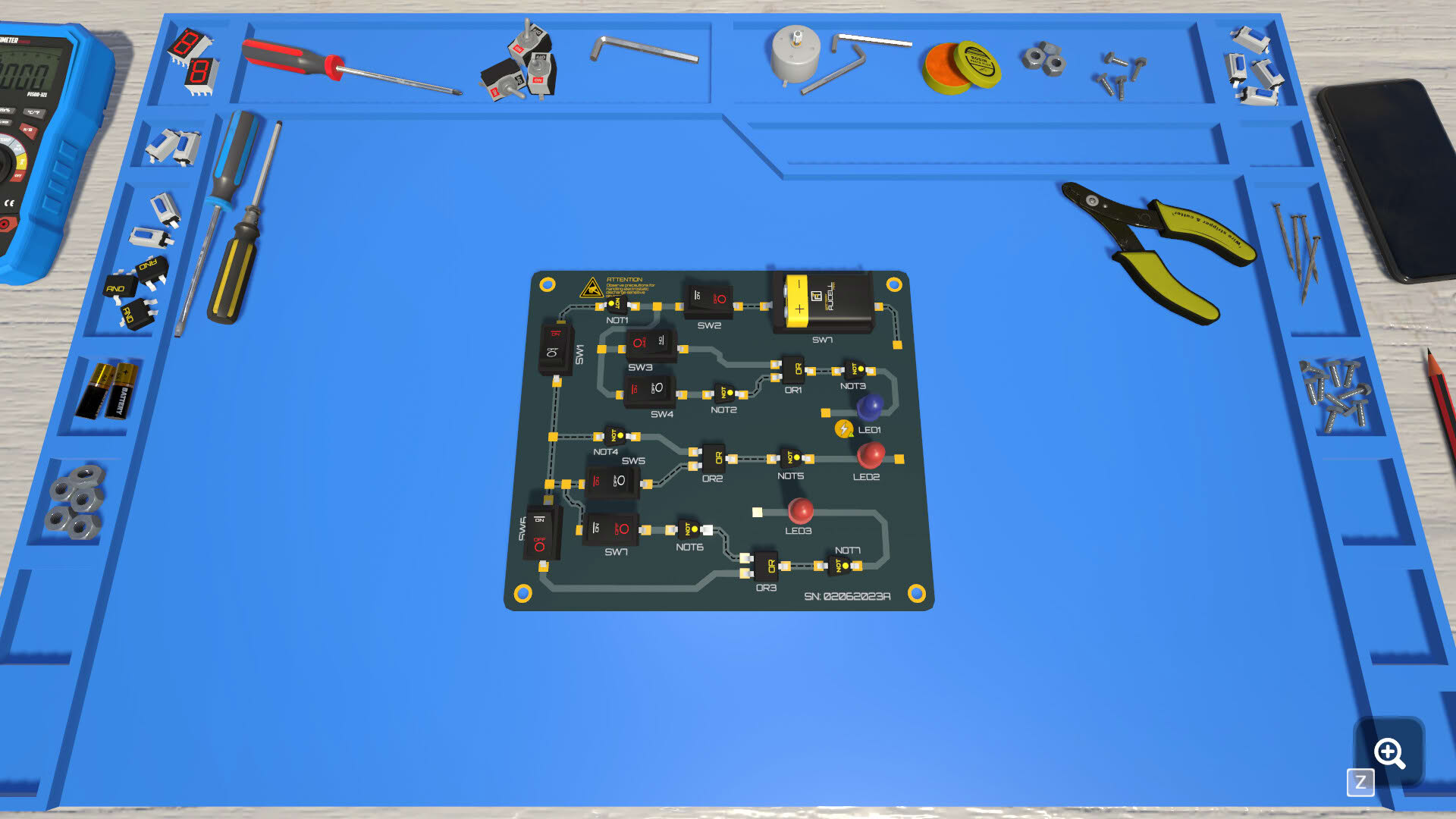 Screenshot for Electronics Puzzle Lab
