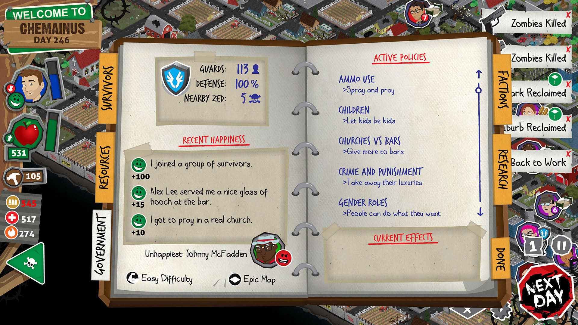 Screenshot for Rebuild 3: Gangs of Deadsville