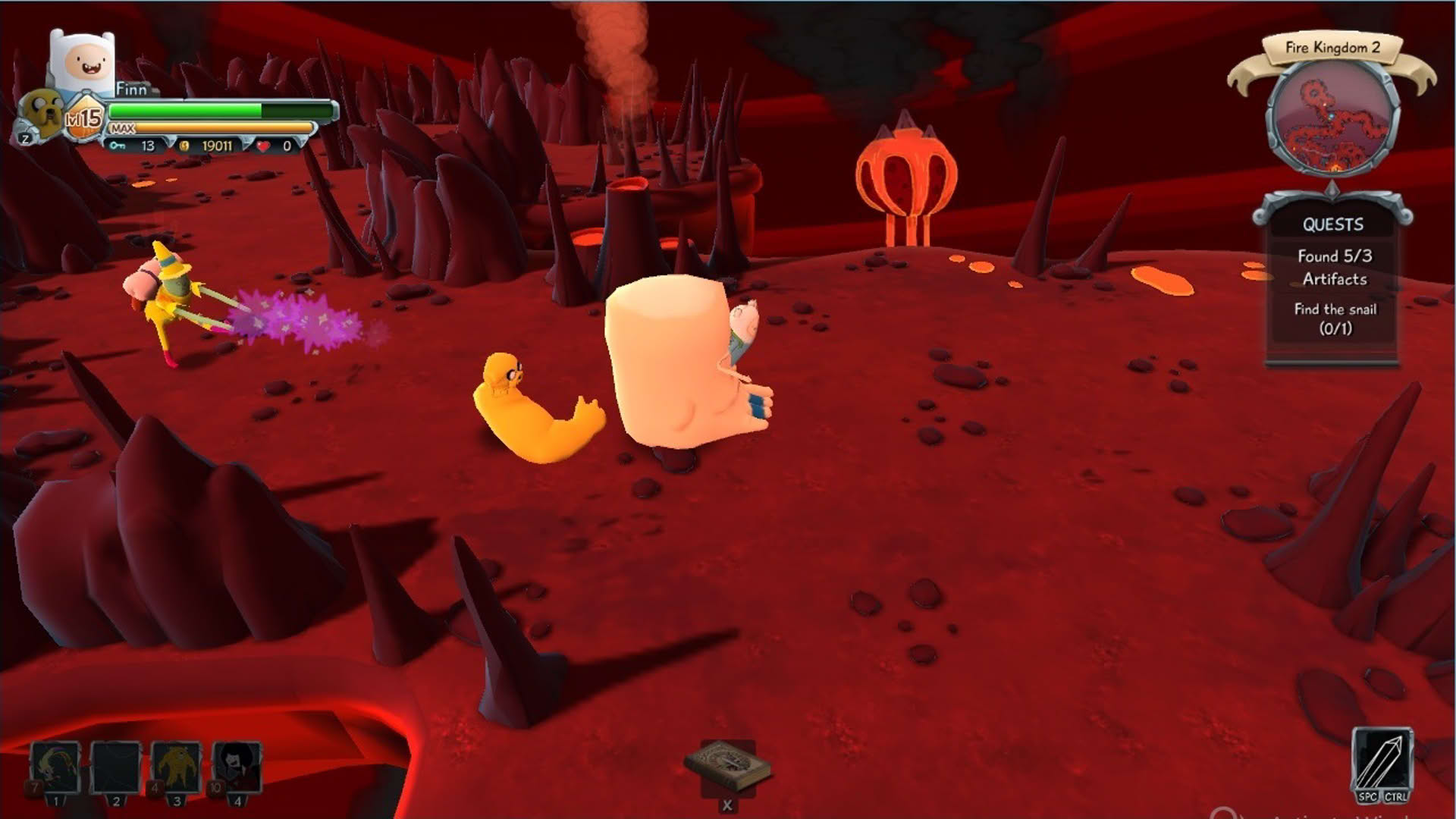 Screenshot for Adventure Time: Finn and Jake's Epic Quest