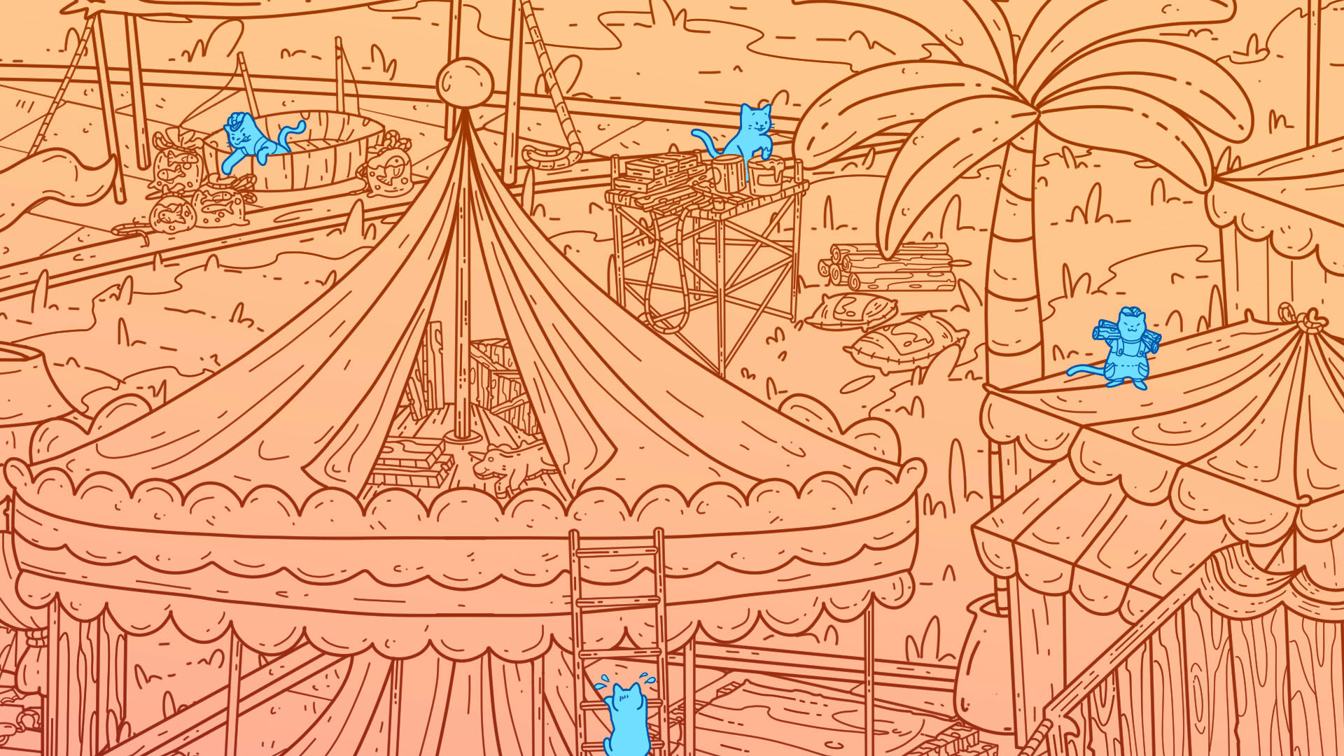 Screenshot for A Park Full of Cats