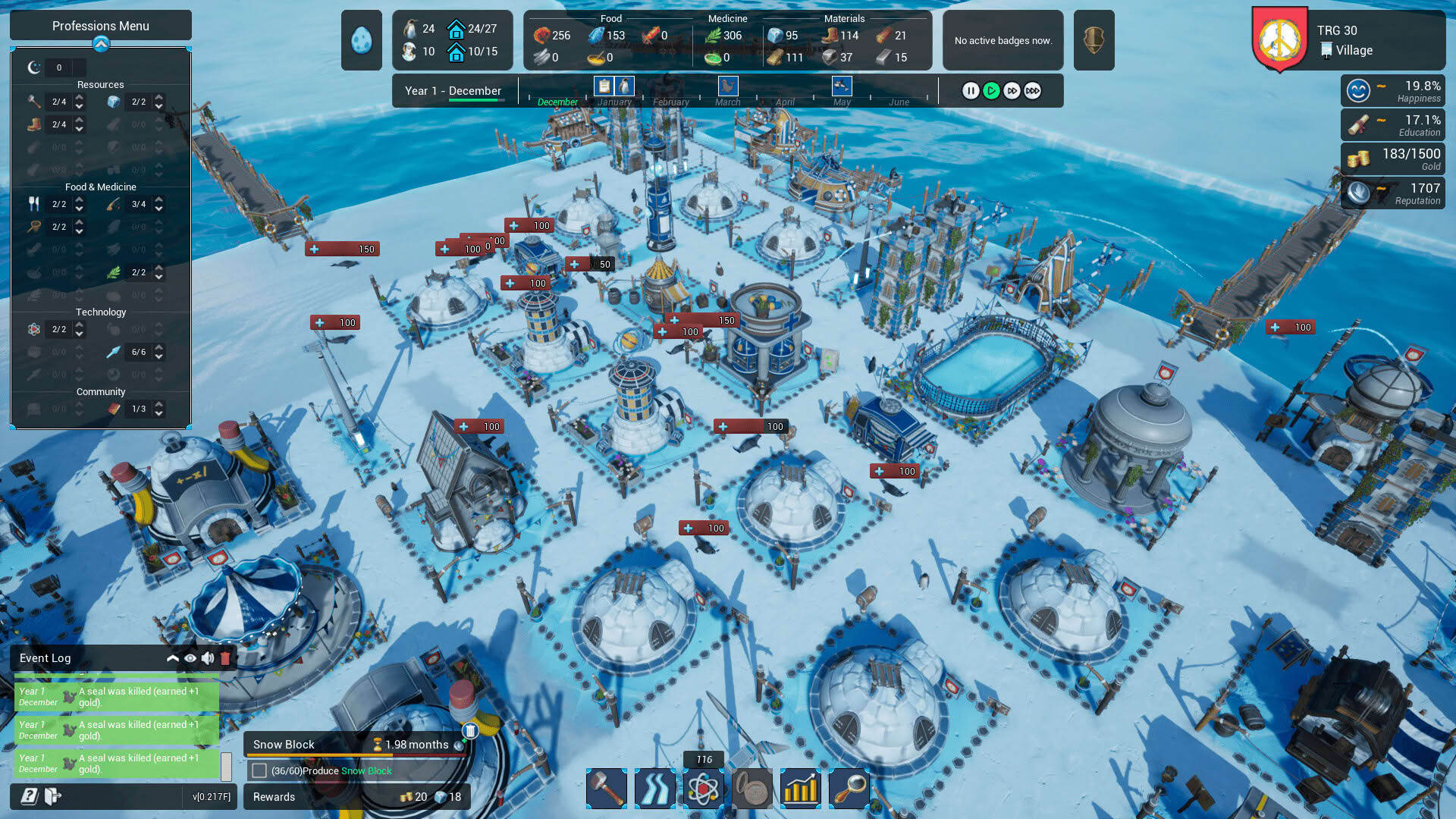 Screenshot for United Penguin Kingdom: Huddle up