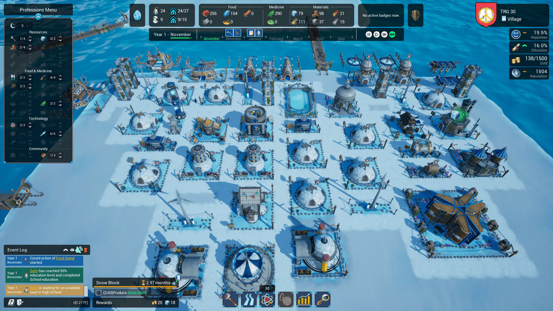 Screenshot for United Penguin Kingdom: Huddle up