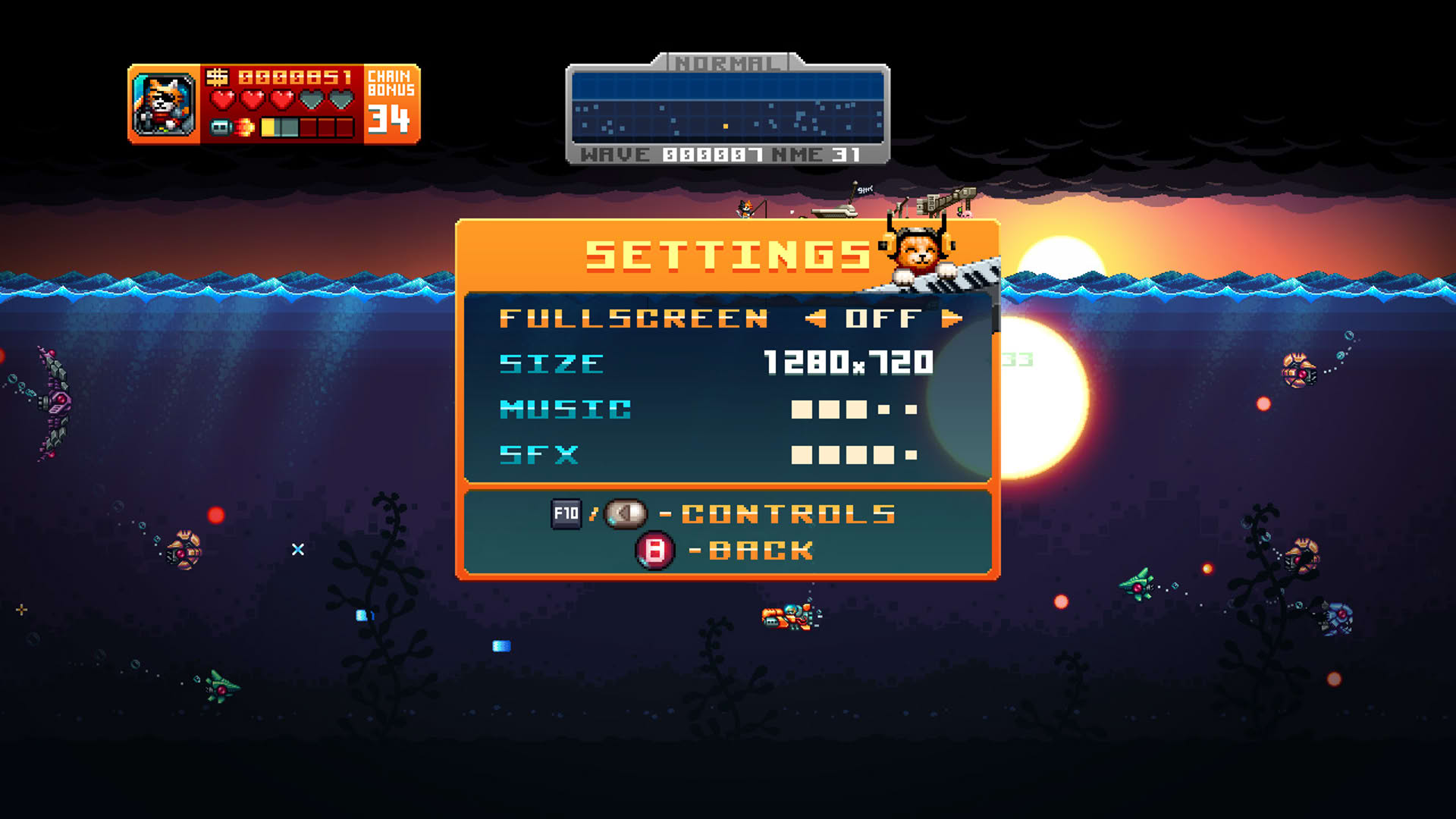 Screenshot for Aqua Kitty: Milk Mine Defender