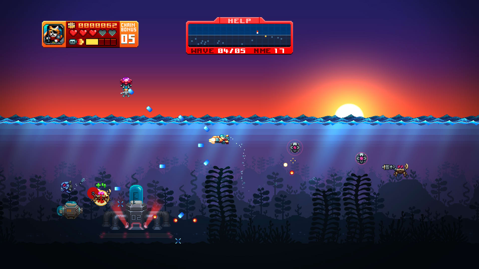 Screenshot for Aqua Kitty: Milk Mine Defender