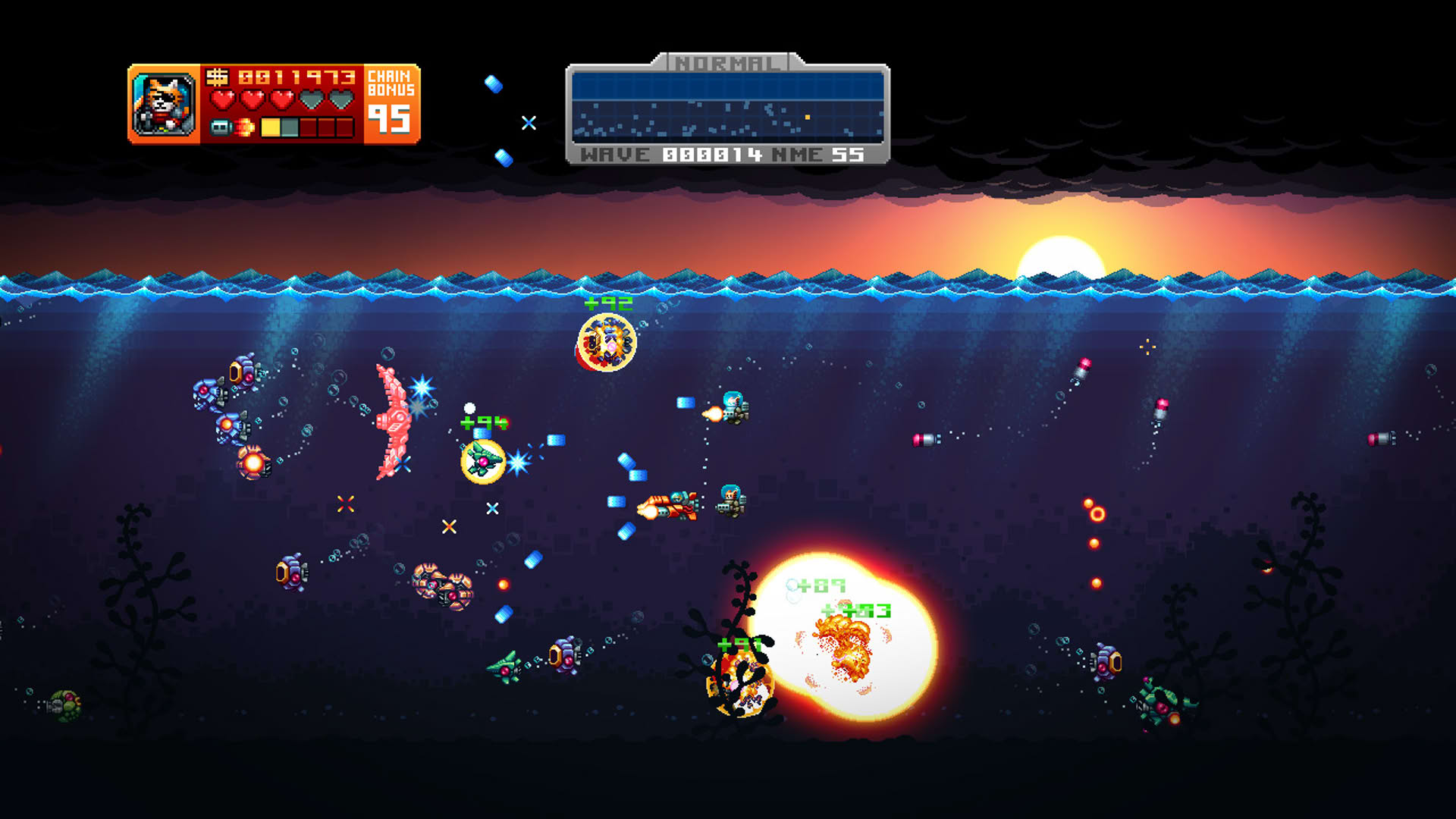 Screenshot for Aqua Kitty: Milk Mine Defender