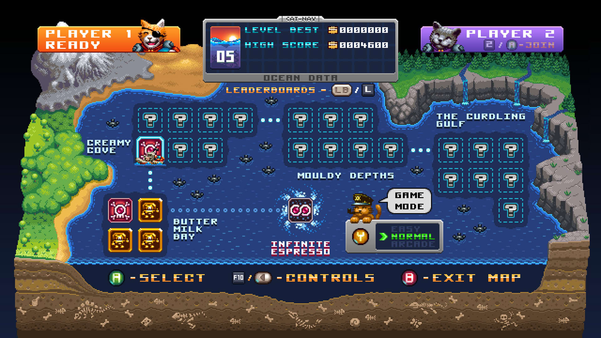 Screenshot for Aqua Kitty: Milk Mine Defender