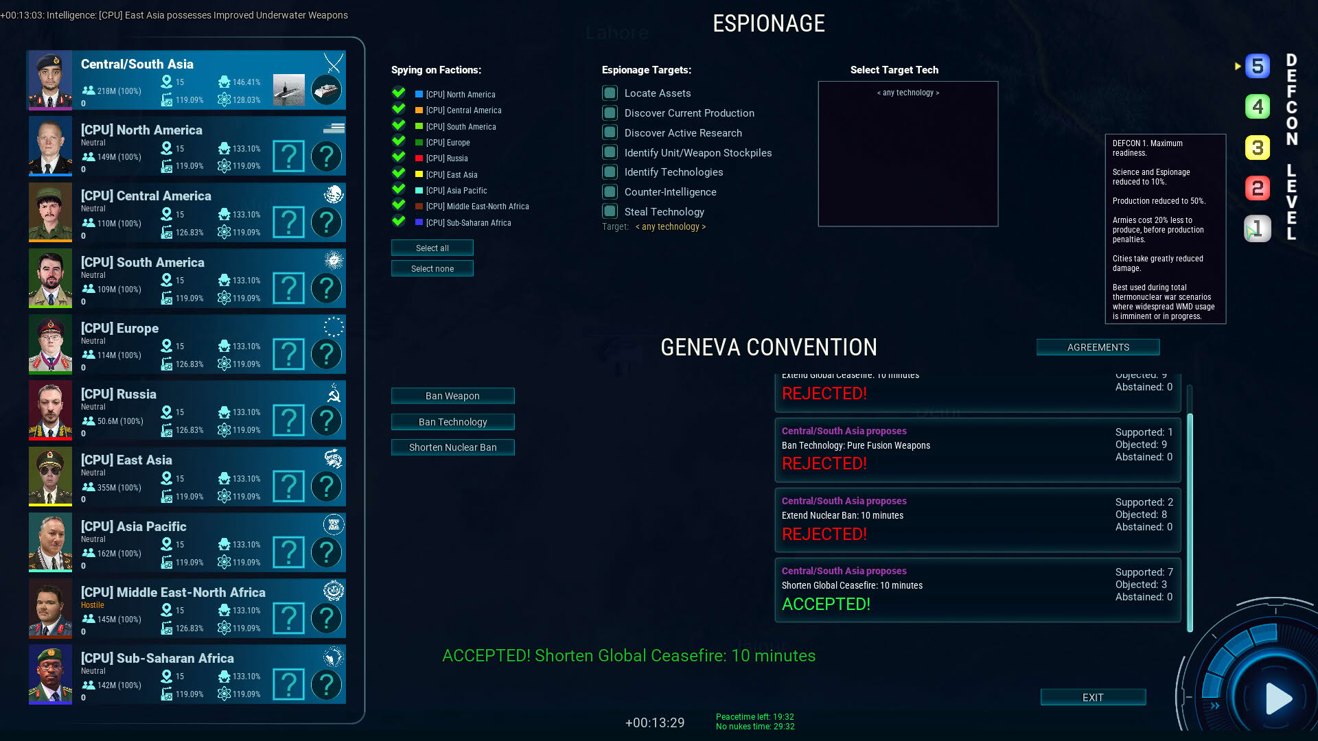 Screenshot for ICBM: Escalation