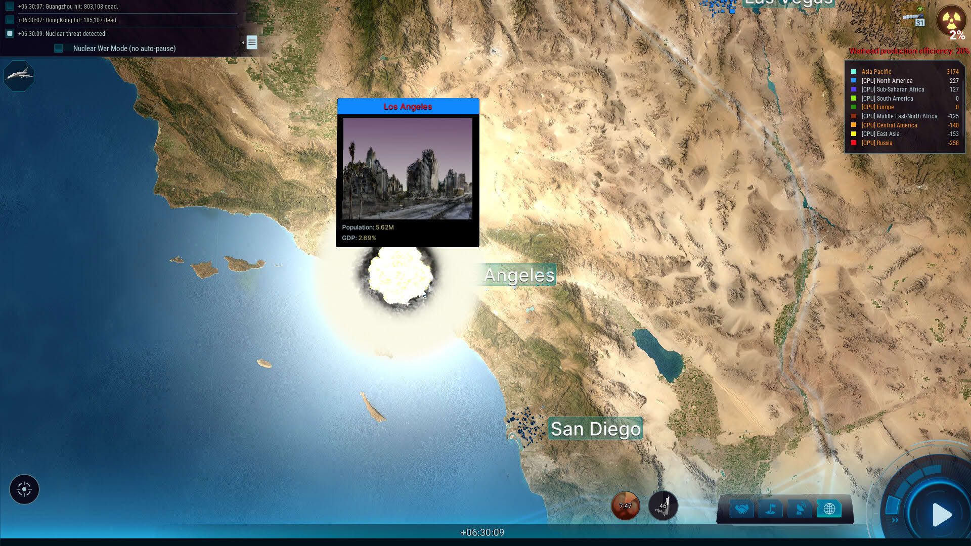 Screenshot for ICBM: Escalation