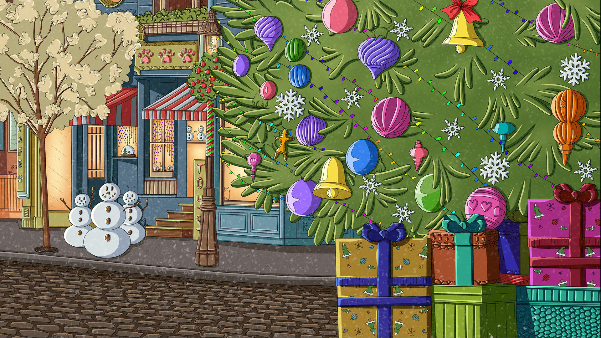 Screenshot for 100 Christmas Cats