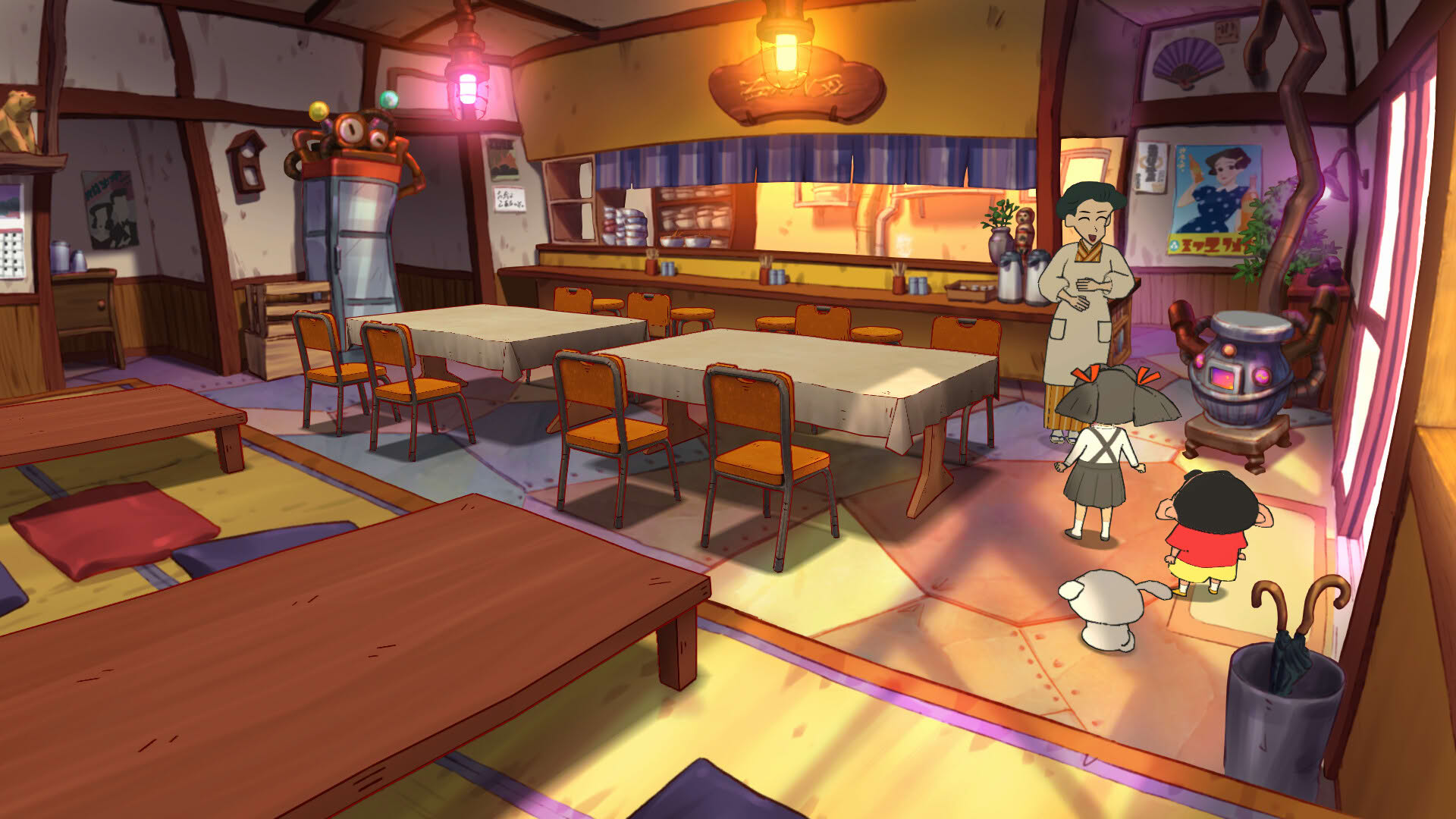 Screenshot for Shin-chan: Shiro and the Coal Town