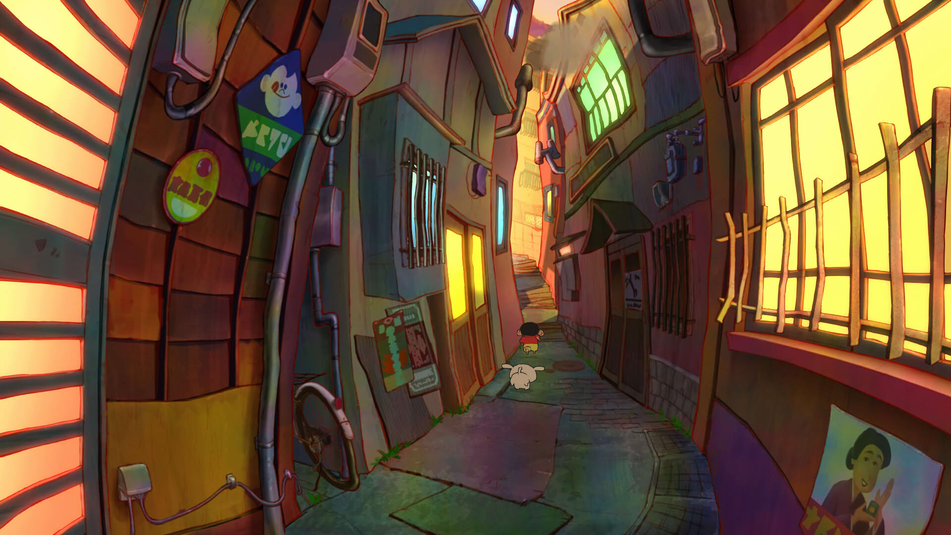 Screenshot for Shin-chan: Shiro and the Coal Town