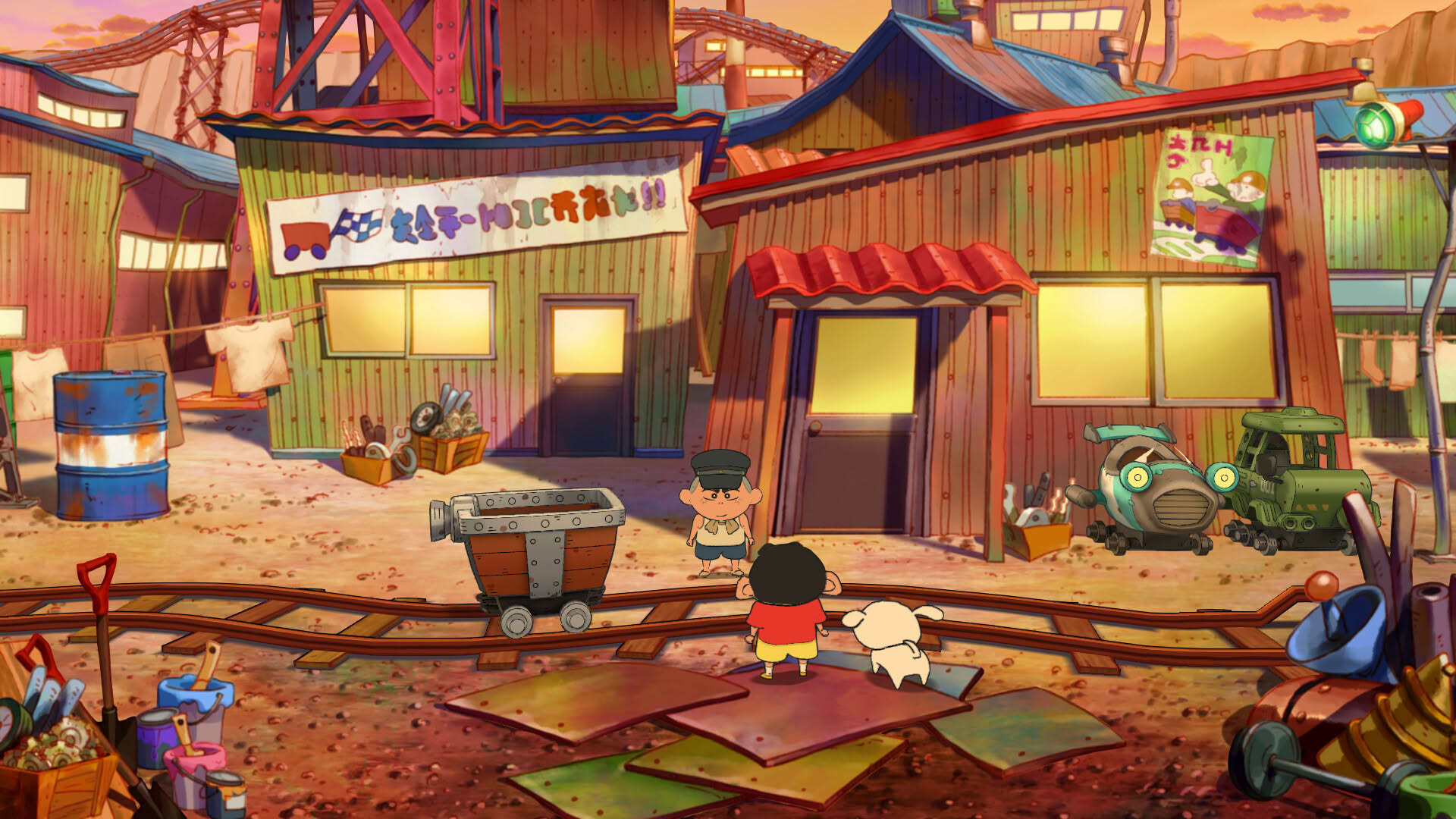 Screenshot for Shin-chan: Shiro and the Coal Town