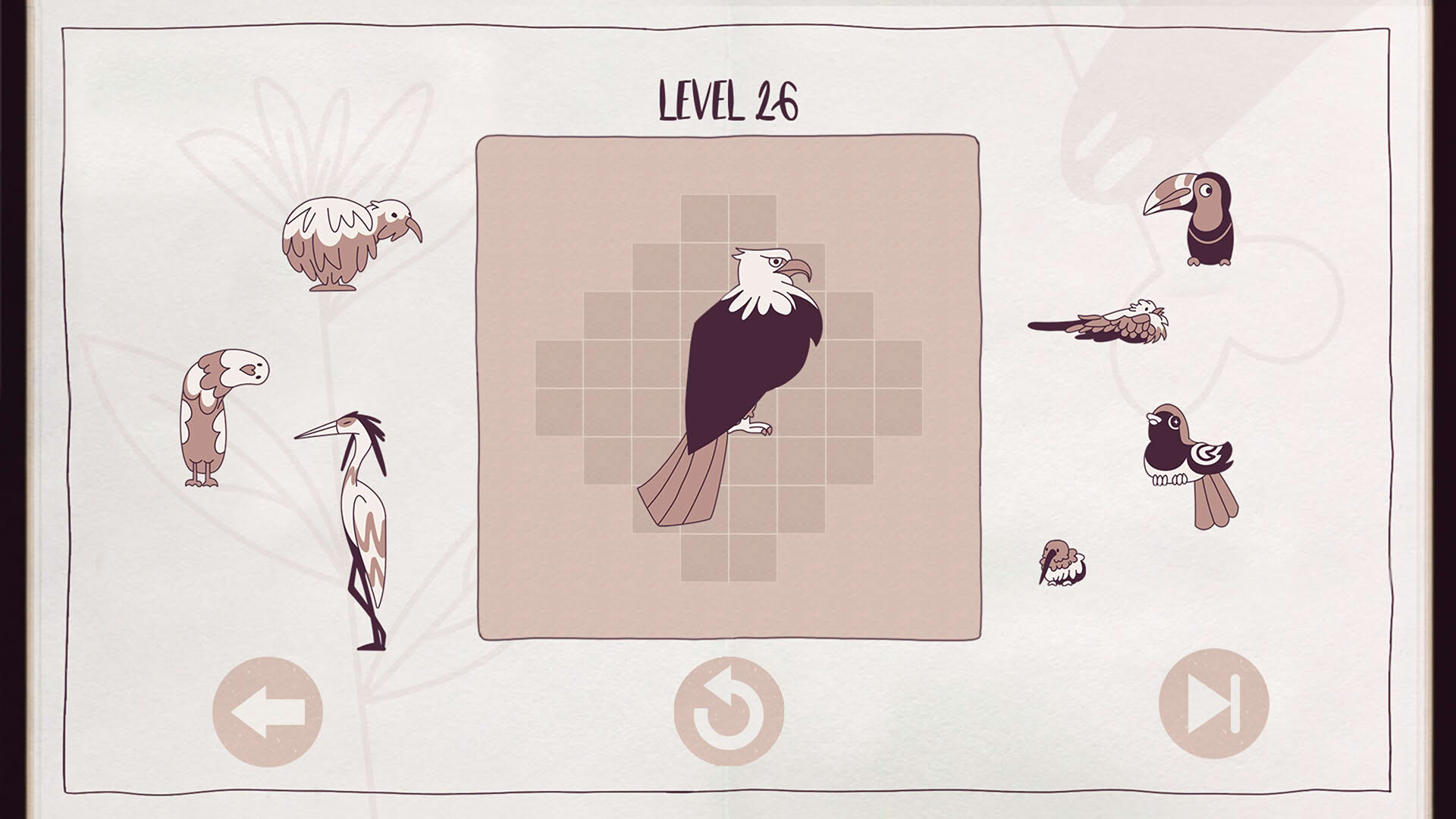 Screenshot for Birds Organized Neatly