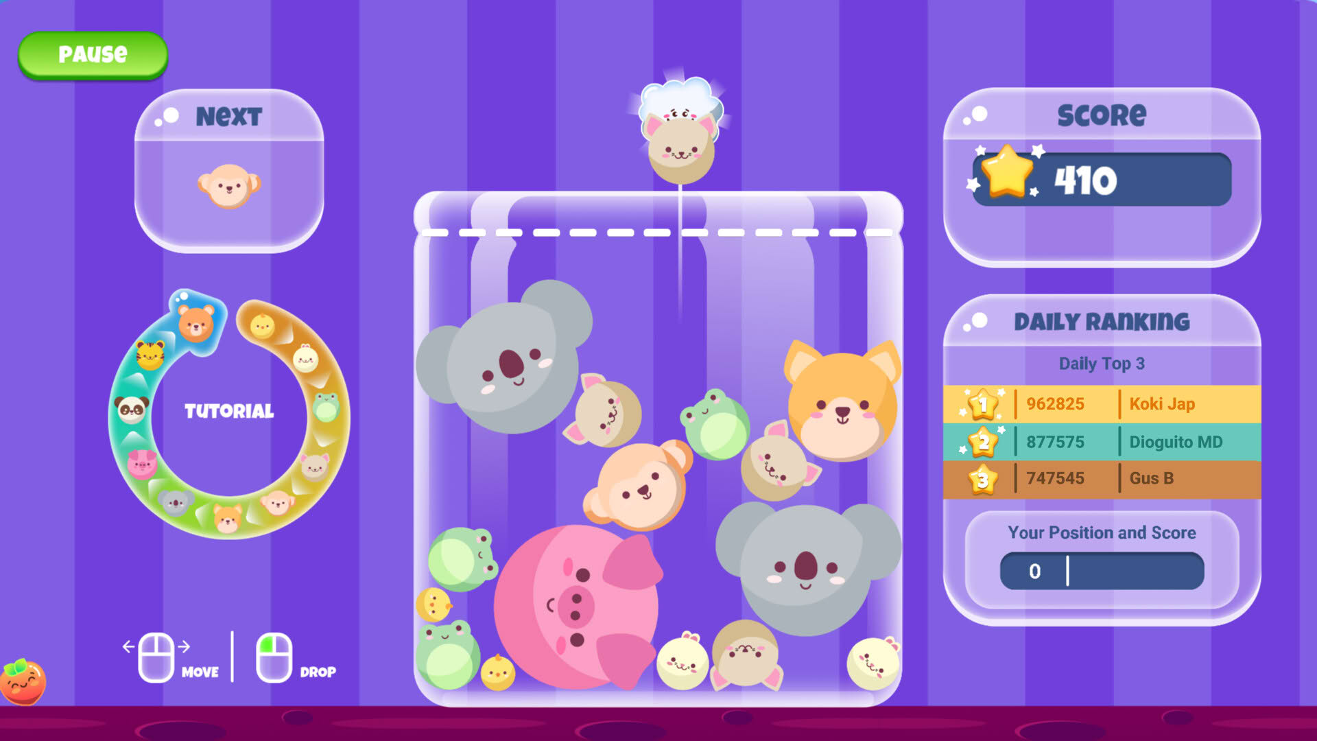 Screenshot for Watermelon Suika Game