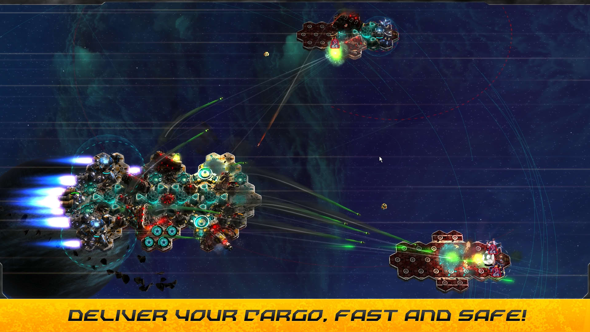 Screenshot for Space Run: Fast and Safe Delivery