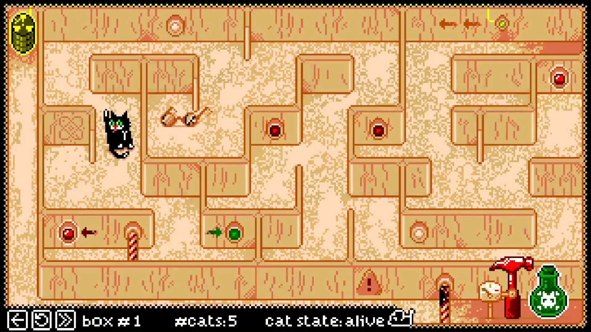 Screenshot for Schrodinger's Cat Experiment