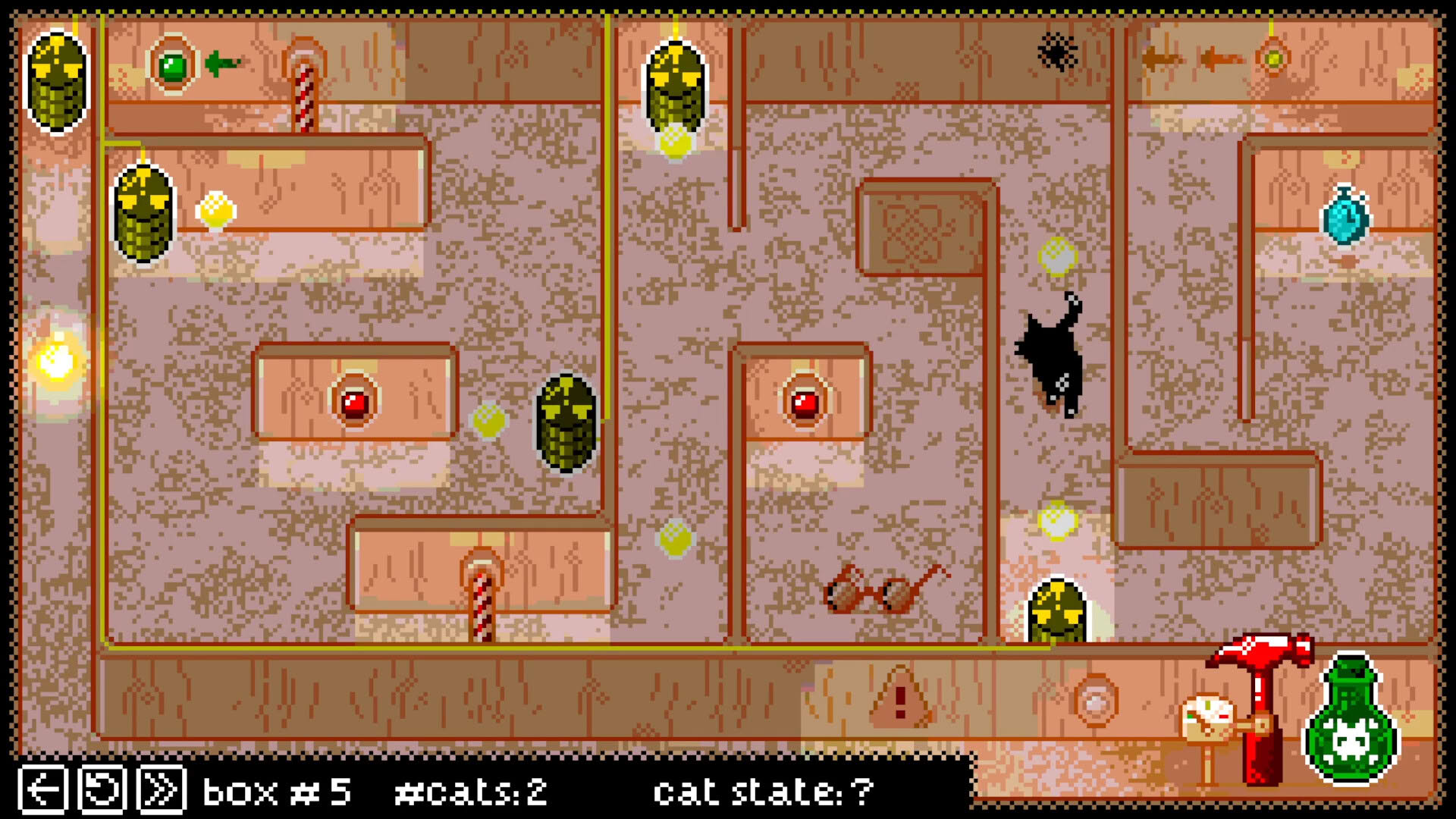 Screenshot for Schrodinger's Cat Experiment