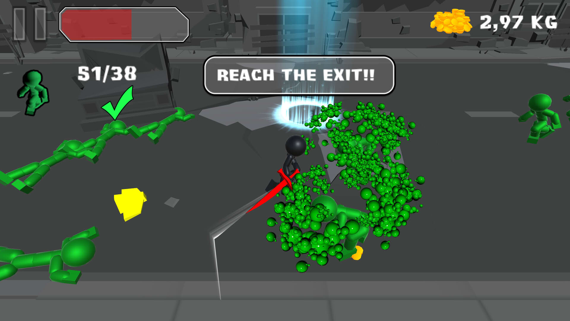 Screenshot for Stickman Killing Zombie