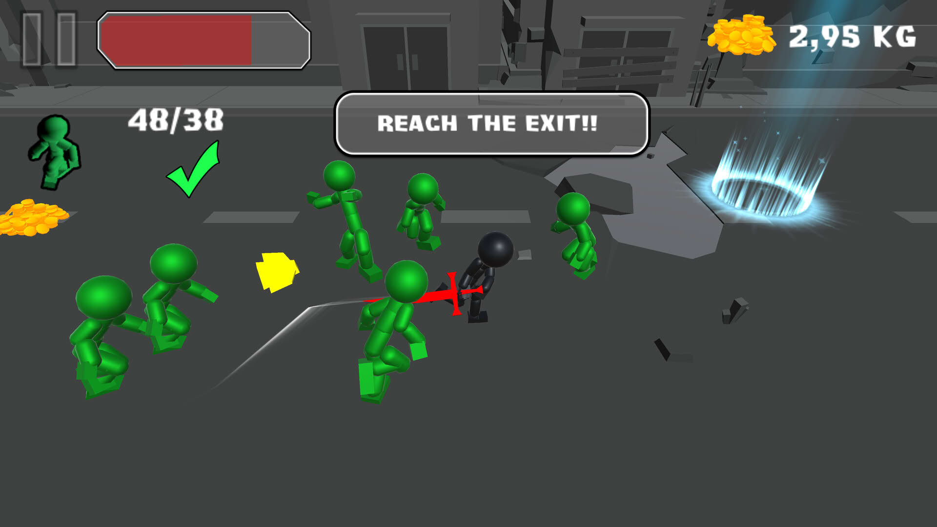 Screenshot for Stickman Killing Zombie