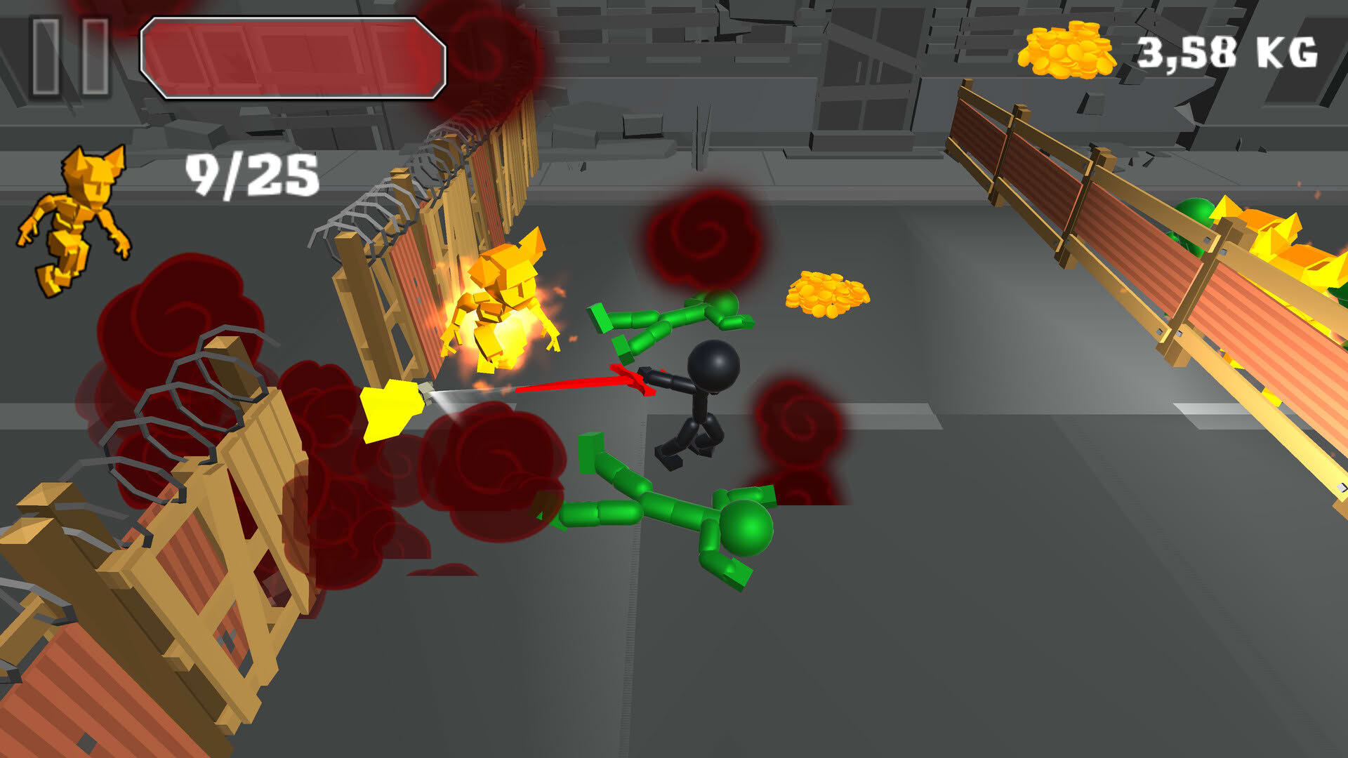 Screenshot for Stickman Killing Zombie