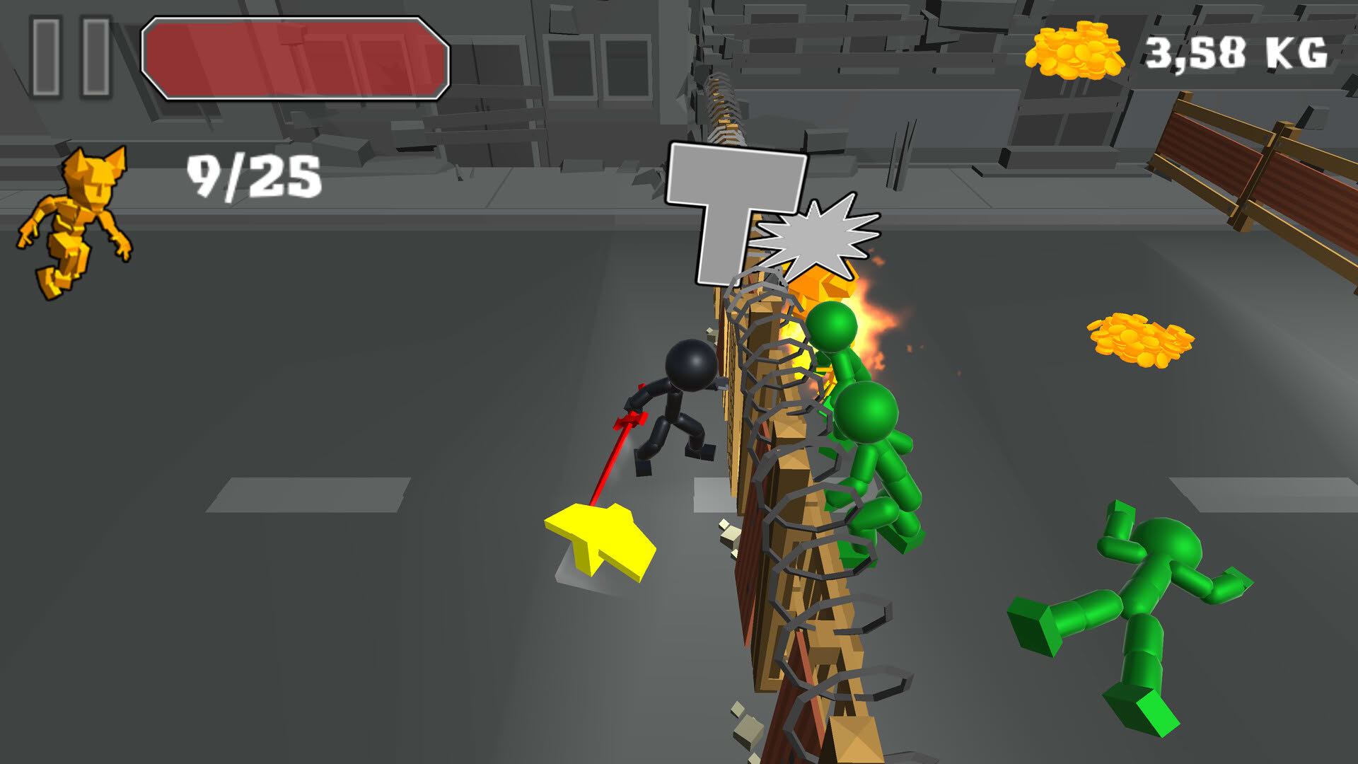 Screenshot for Stickman Killing Zombie
