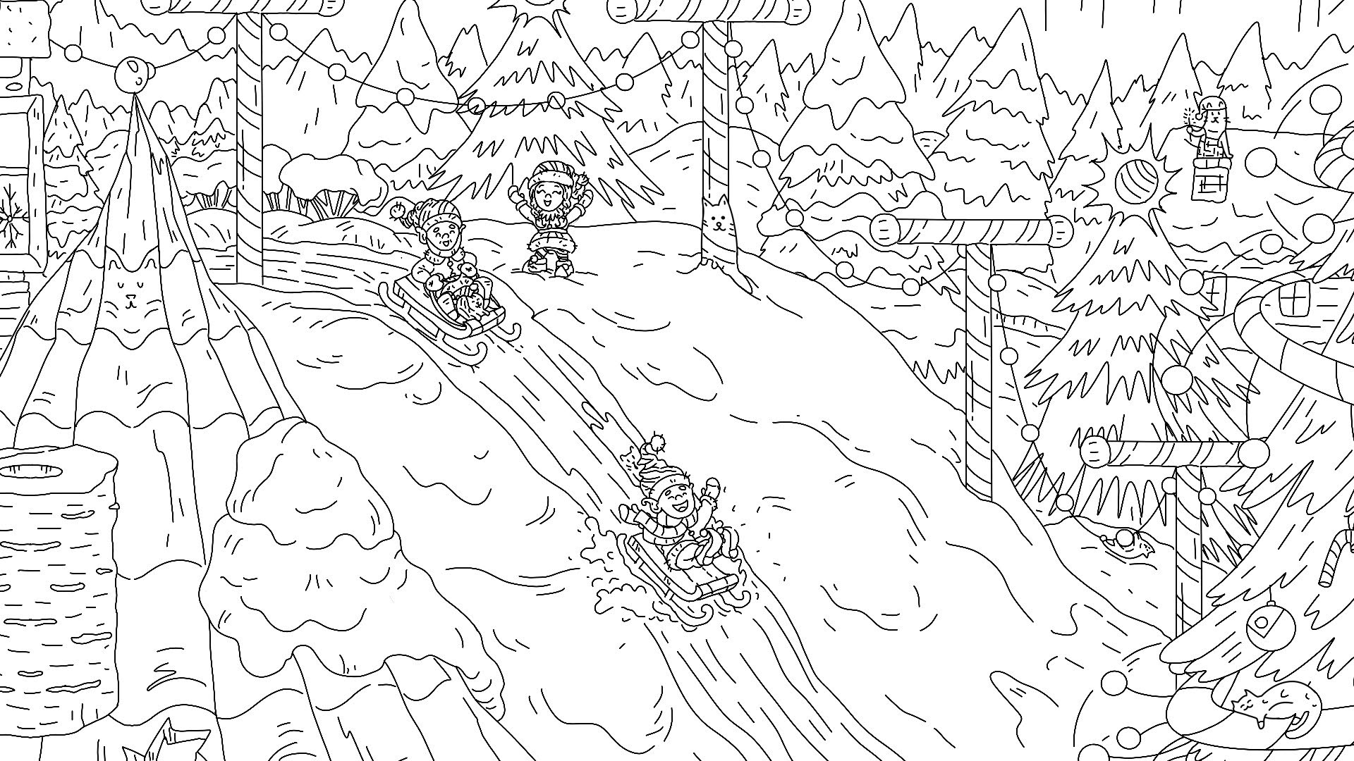 Screenshot for Cats Hidden in Advent Calendar