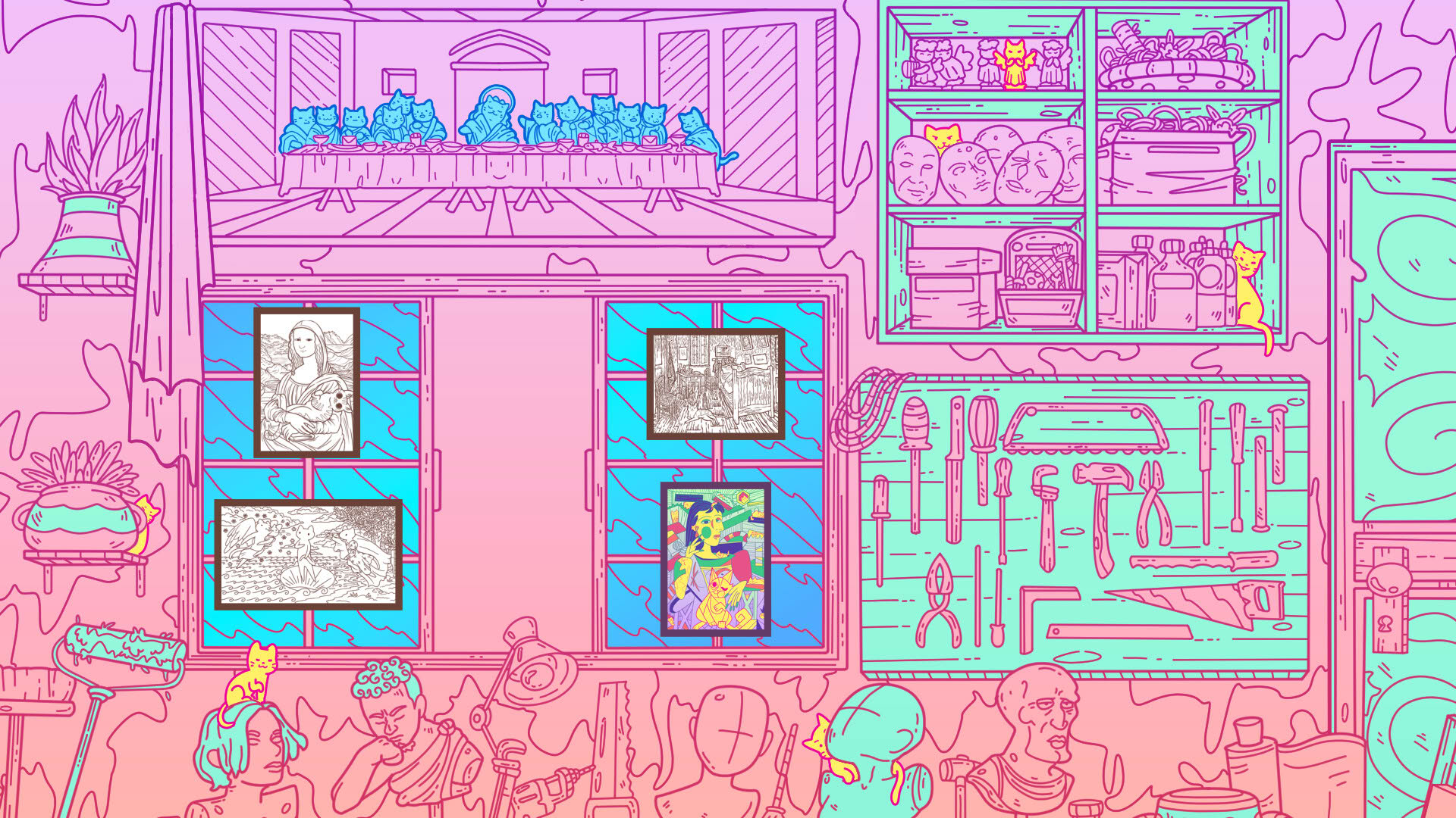 Screenshot for A Building Full of Cats 2