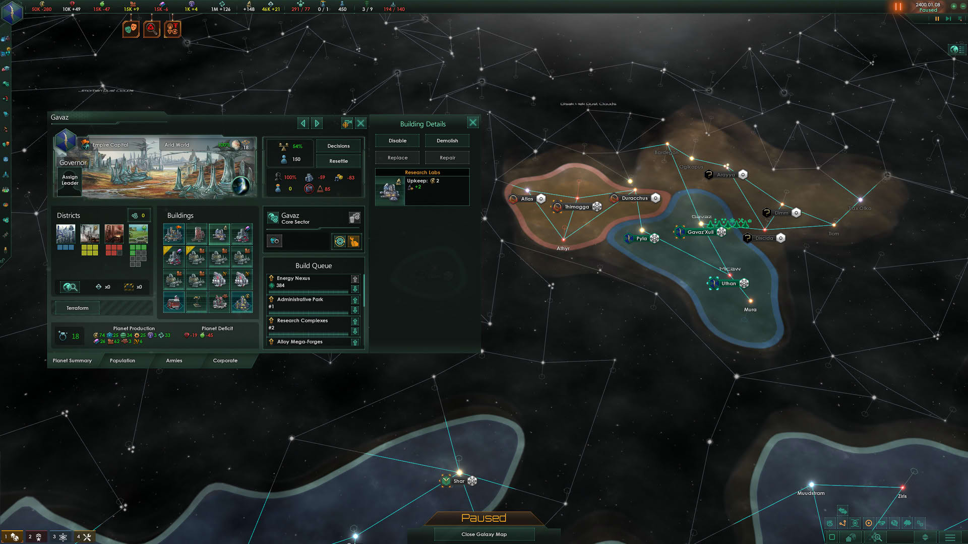 Screenshot for Stellaris