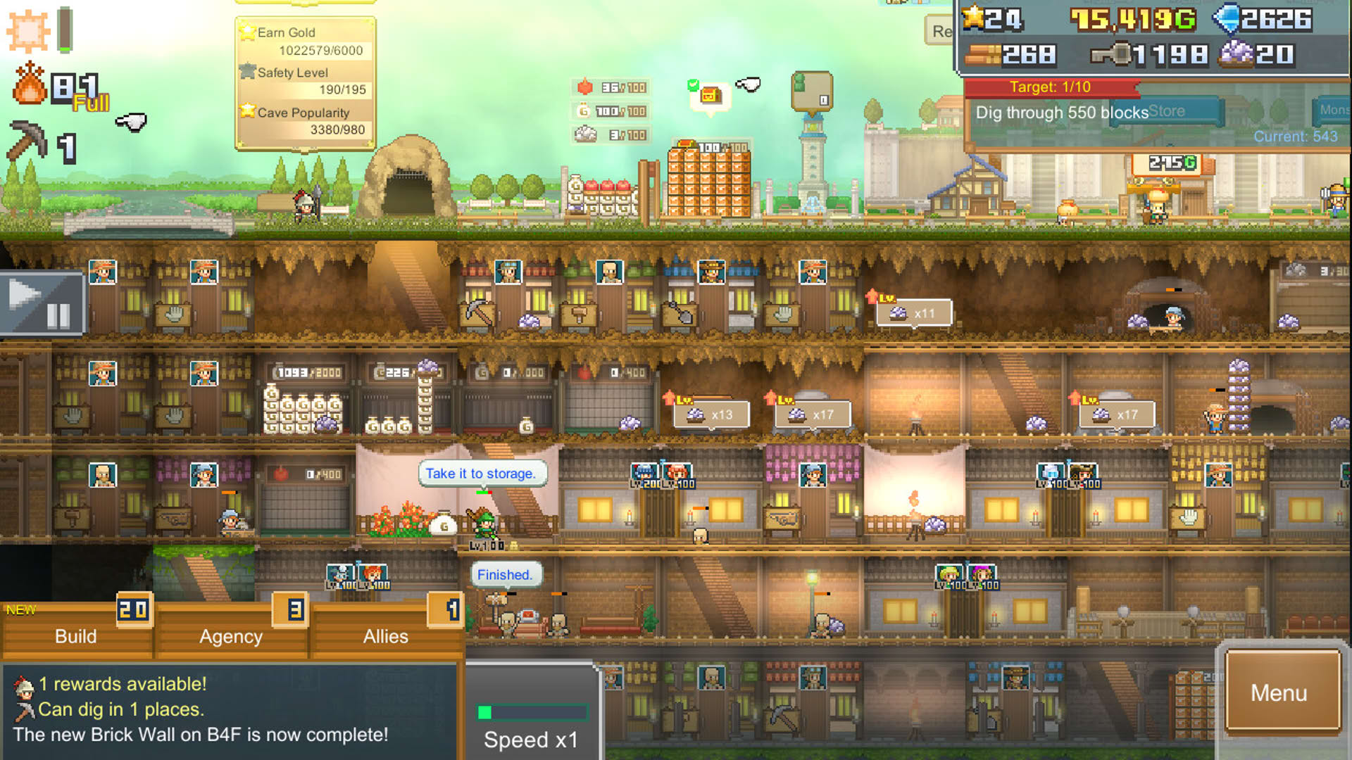 Screenshot for Cavern Adventurers