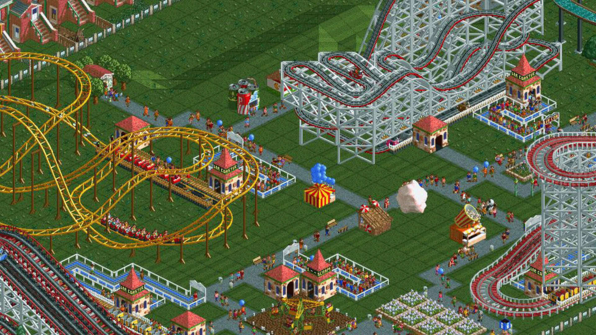 Screenshot for RollerCoaster Tycoon