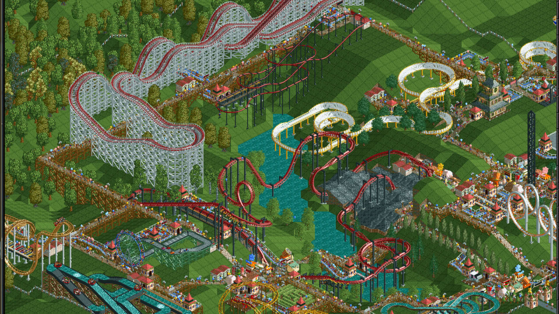 Screenshot for RollerCoaster Tycoon