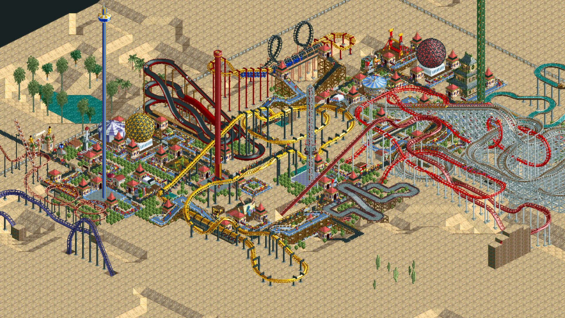 Screenshot for RollerCoaster Tycoon