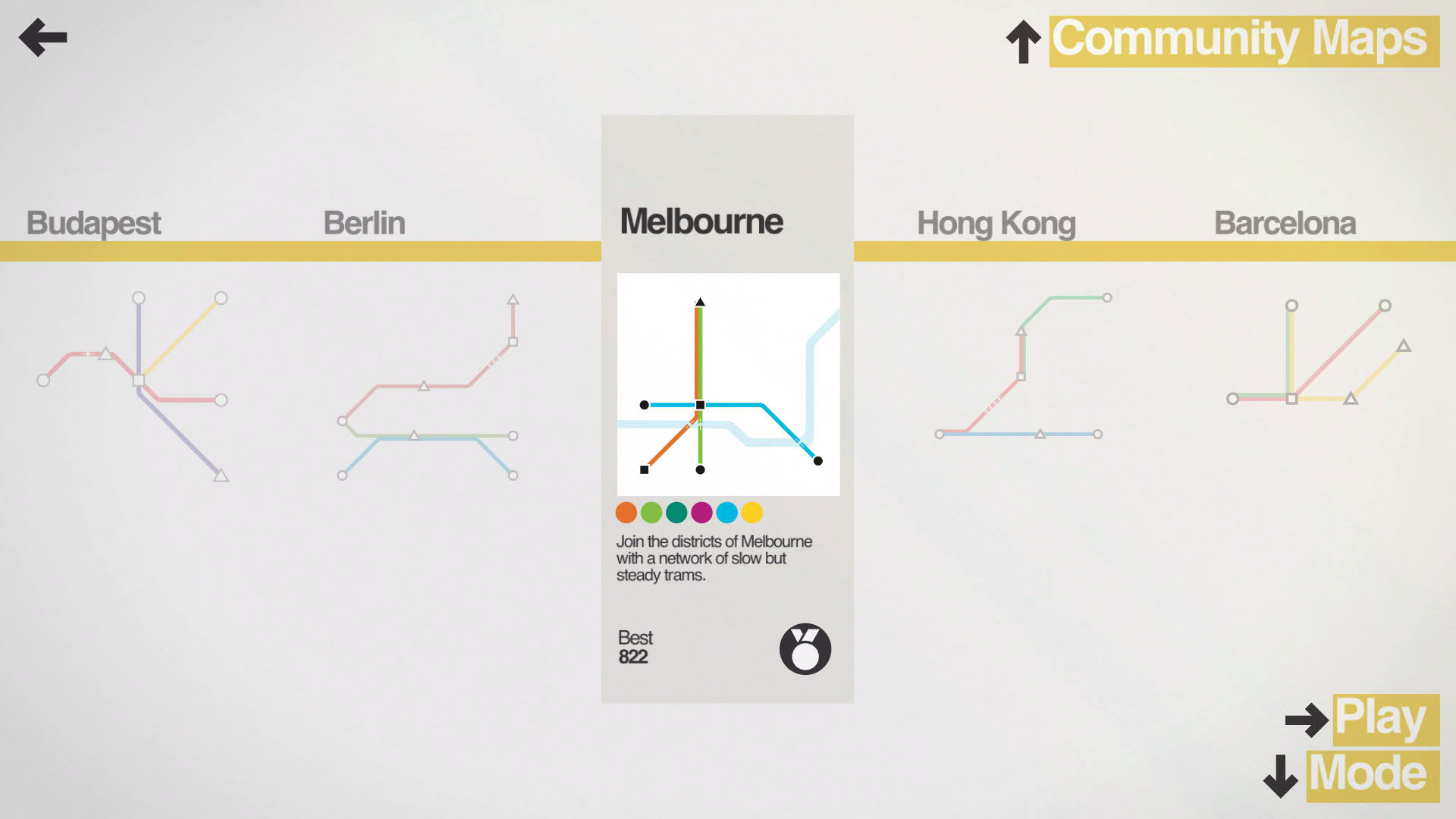 Screenshot for Mini Metro