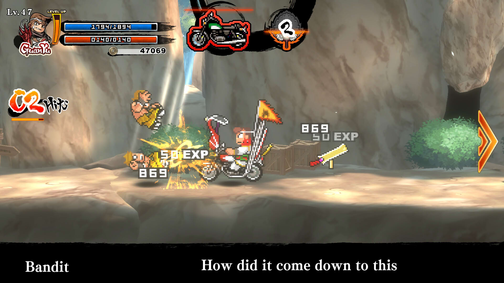 Screenshot for River City Saga: Three Kingdoms Next