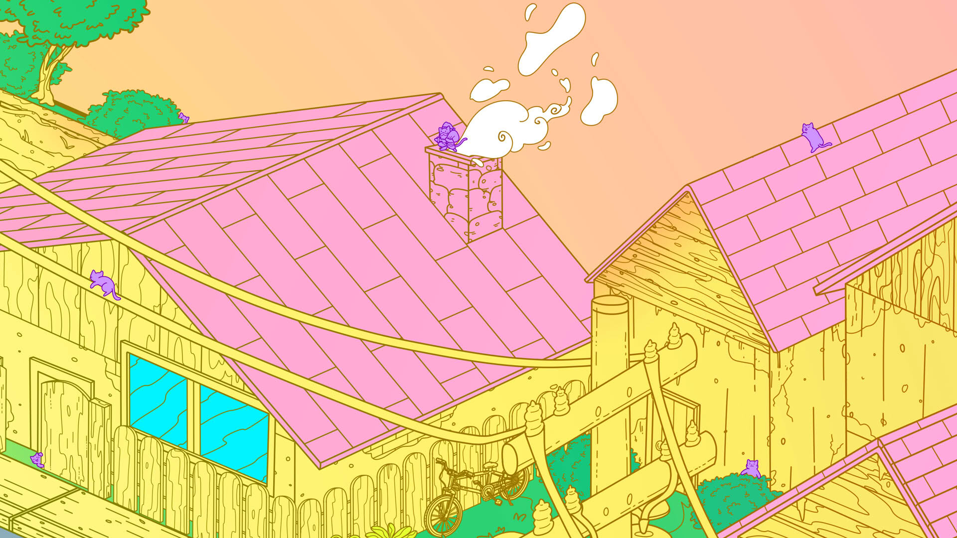 Screenshot for Stray Cats in Cozy Town
