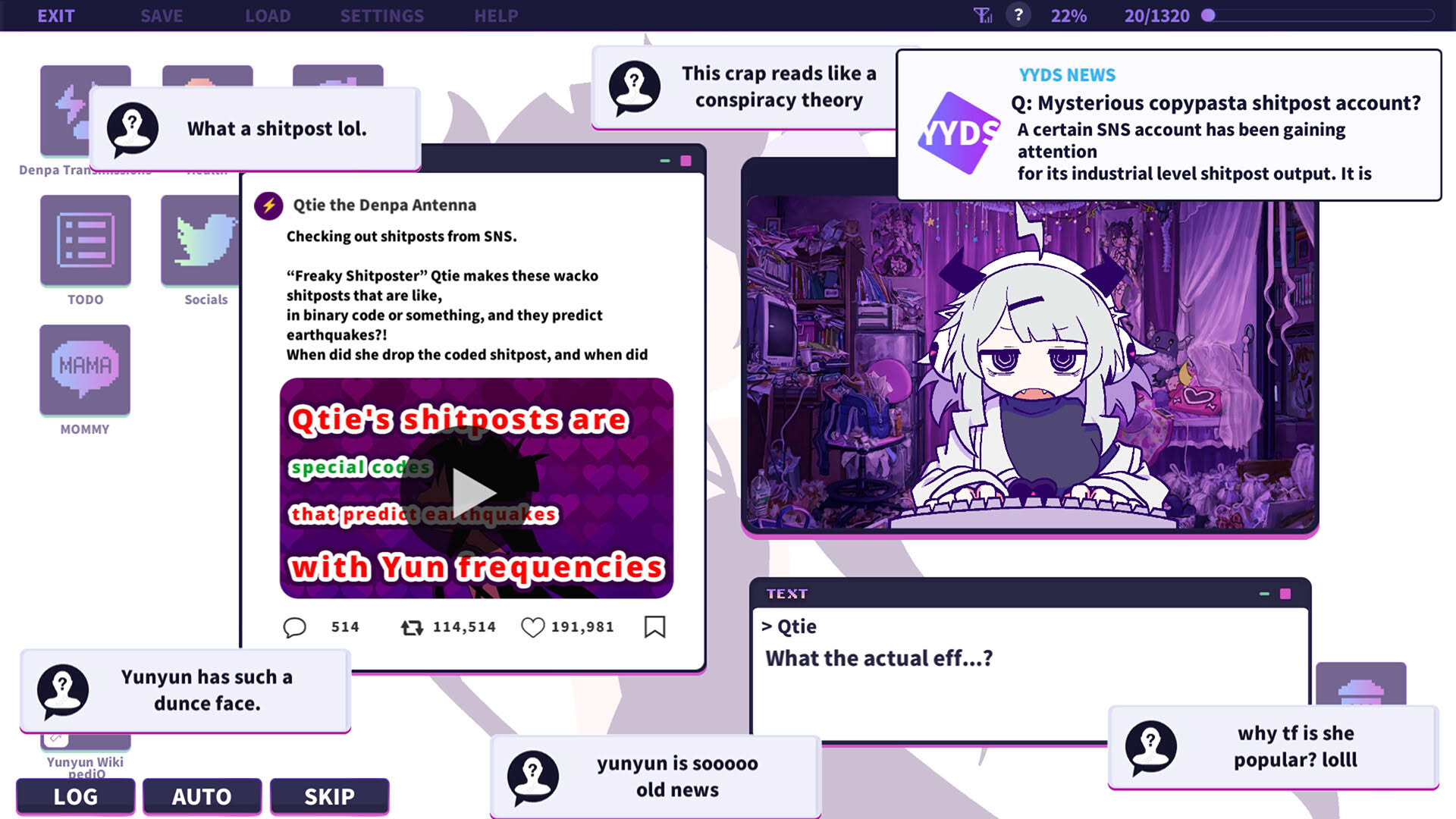Screenshot for Yunyun Syndrome!?: Rhythm Psychosis