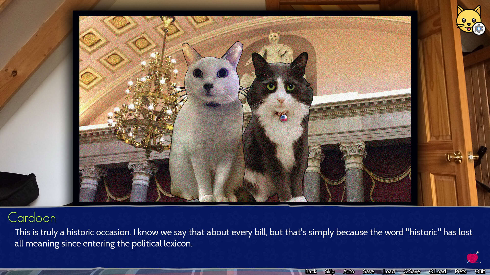 Screenshot for Cat President: 3rd-Rate Candidate