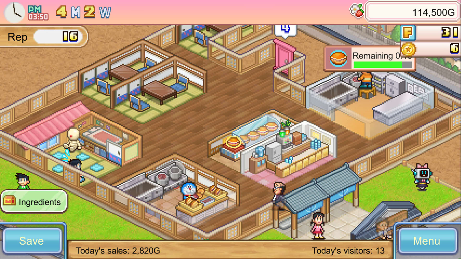 Screenshot for Doraemon Dorayaki Shop Story