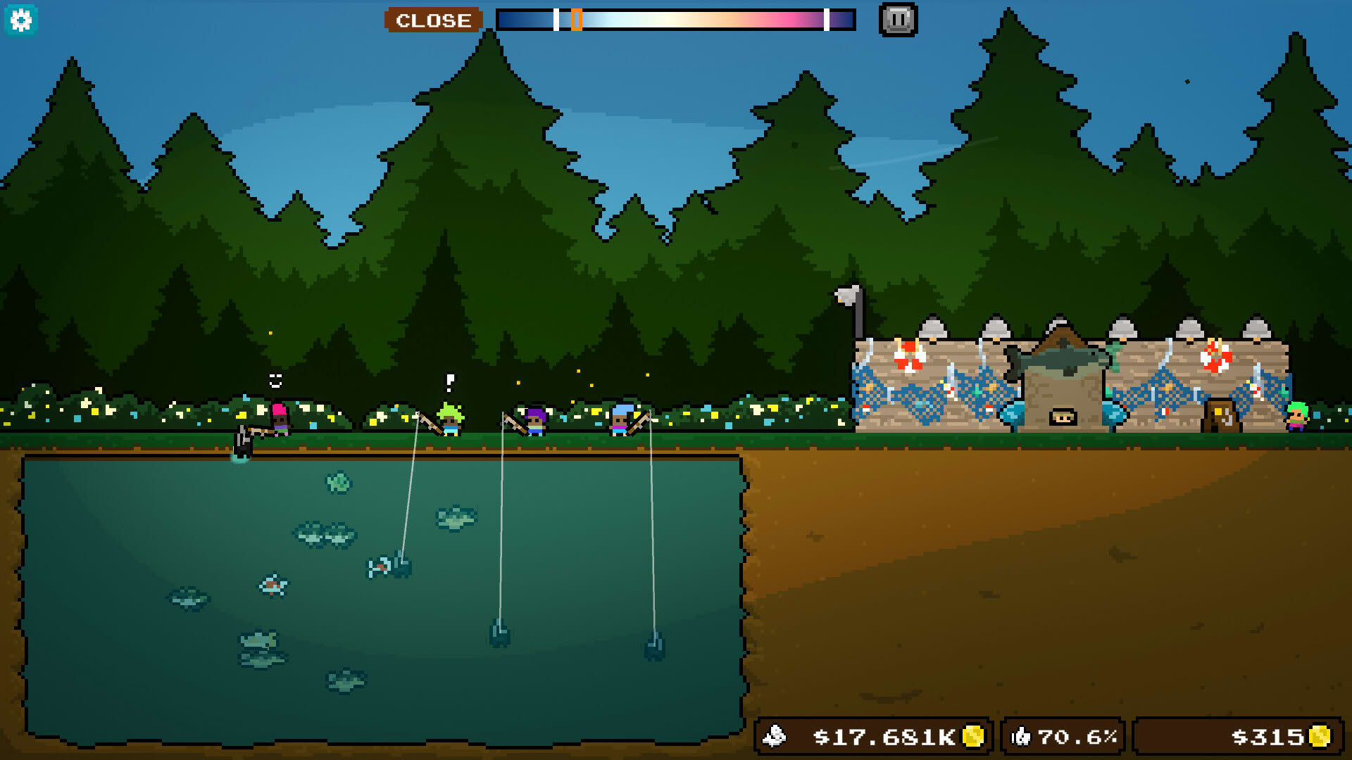 Screenshot for Pocket Idler: Fishing Pond