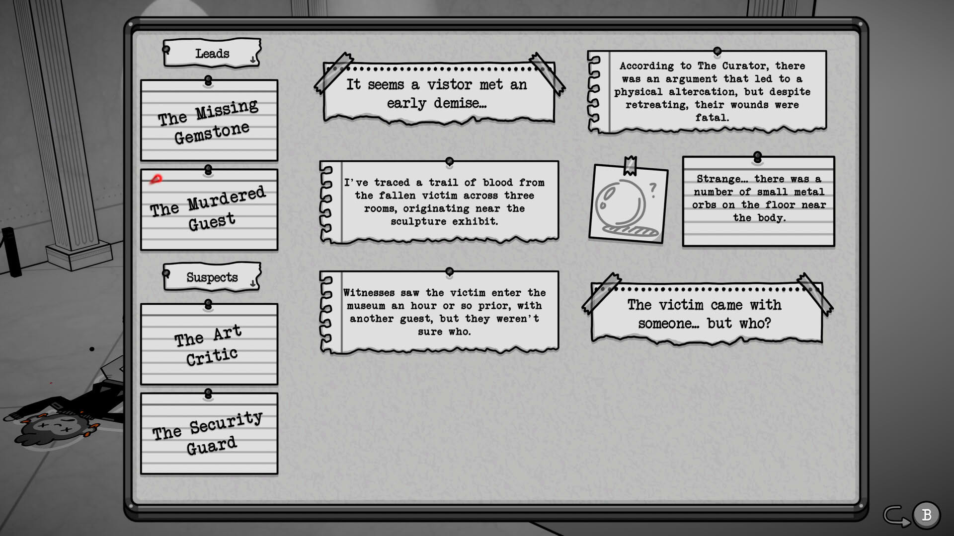 Screenshot for Feline Forensics and the Meowseum Mystery